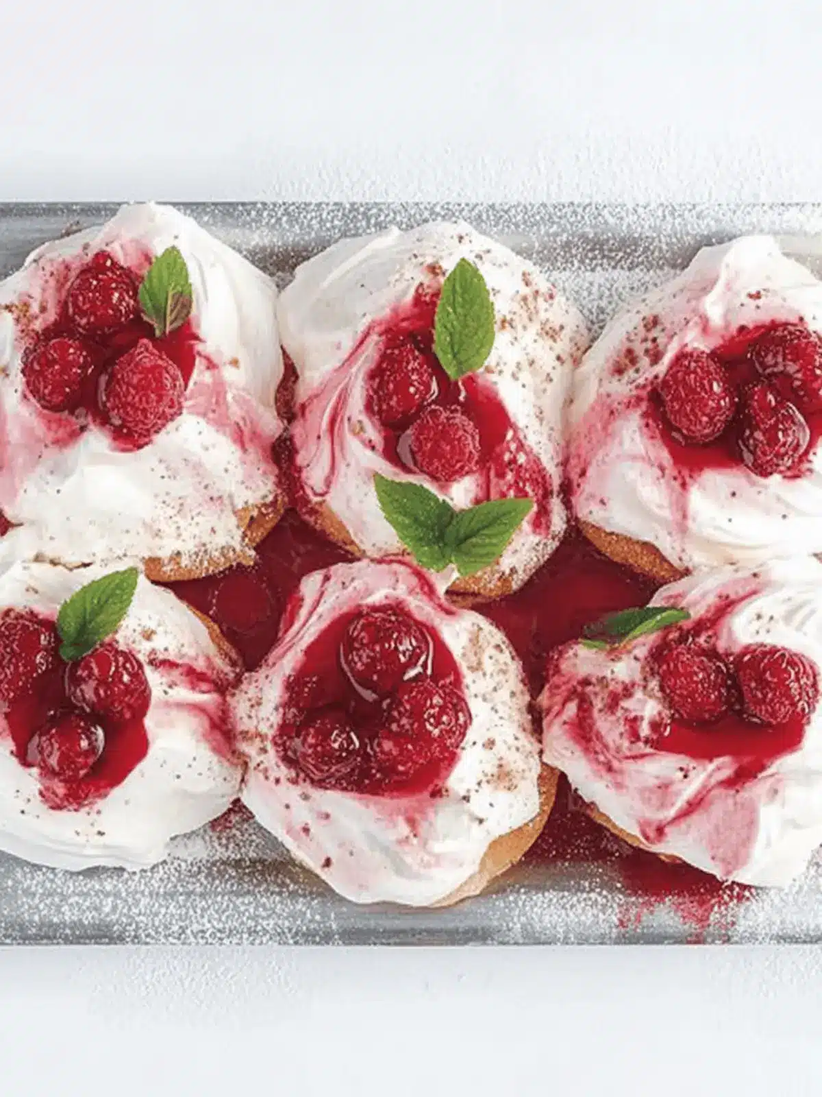 Decadent Baileys Raspberry Pull-Apart Pavlova Bliss 4 Baileys raspberry pull-apart pavlova