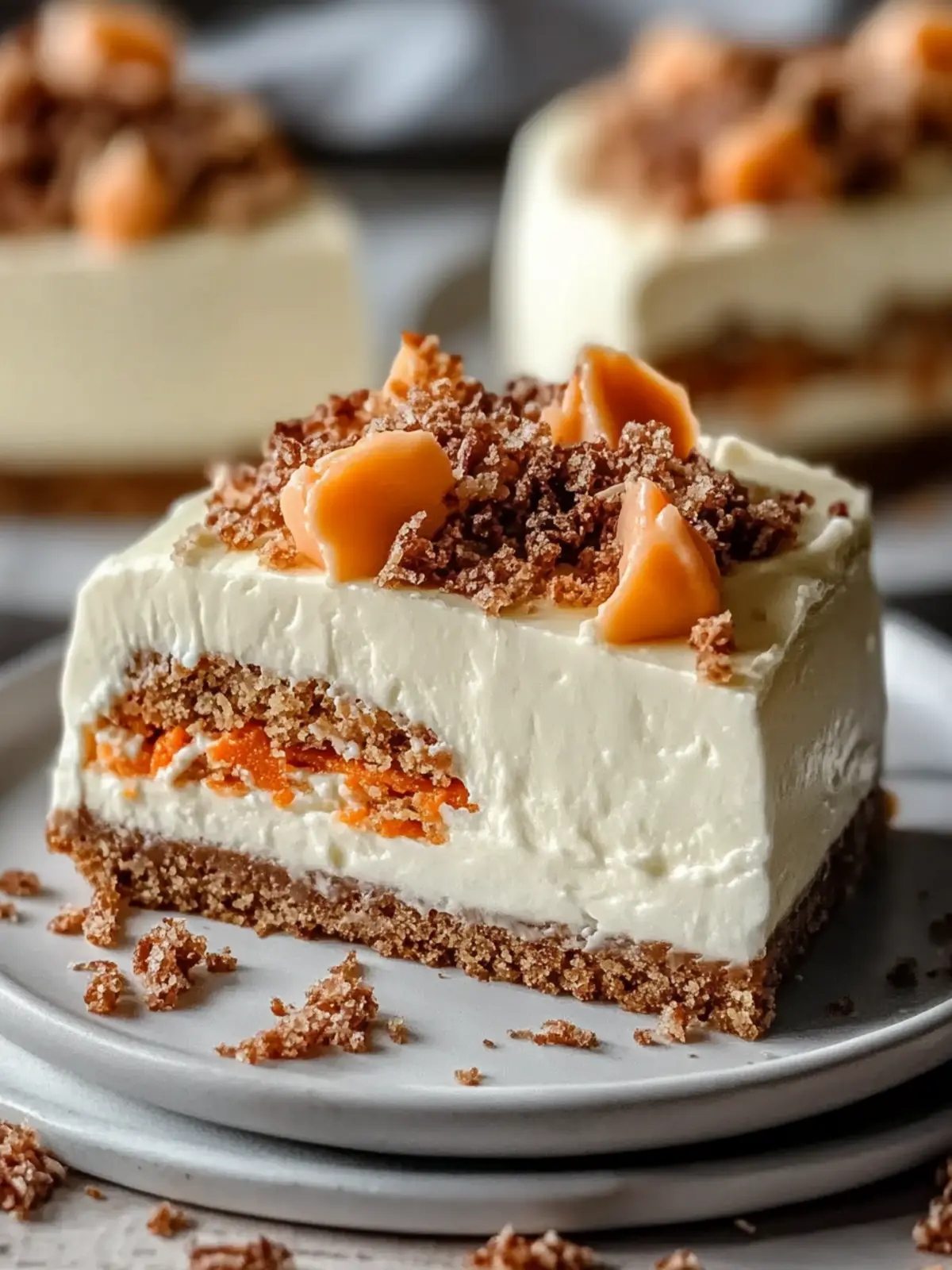 Irresistible Carrot Cake Cheesecake Slices You ll Crave! 2 Carrot Cake Cheesecake Slices
