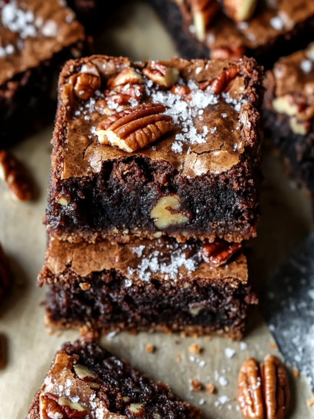 Best Salted Pecan Pie Brownies for Ultimate Chocolate Bliss 2 Best Salted Pecan Pie Brownies