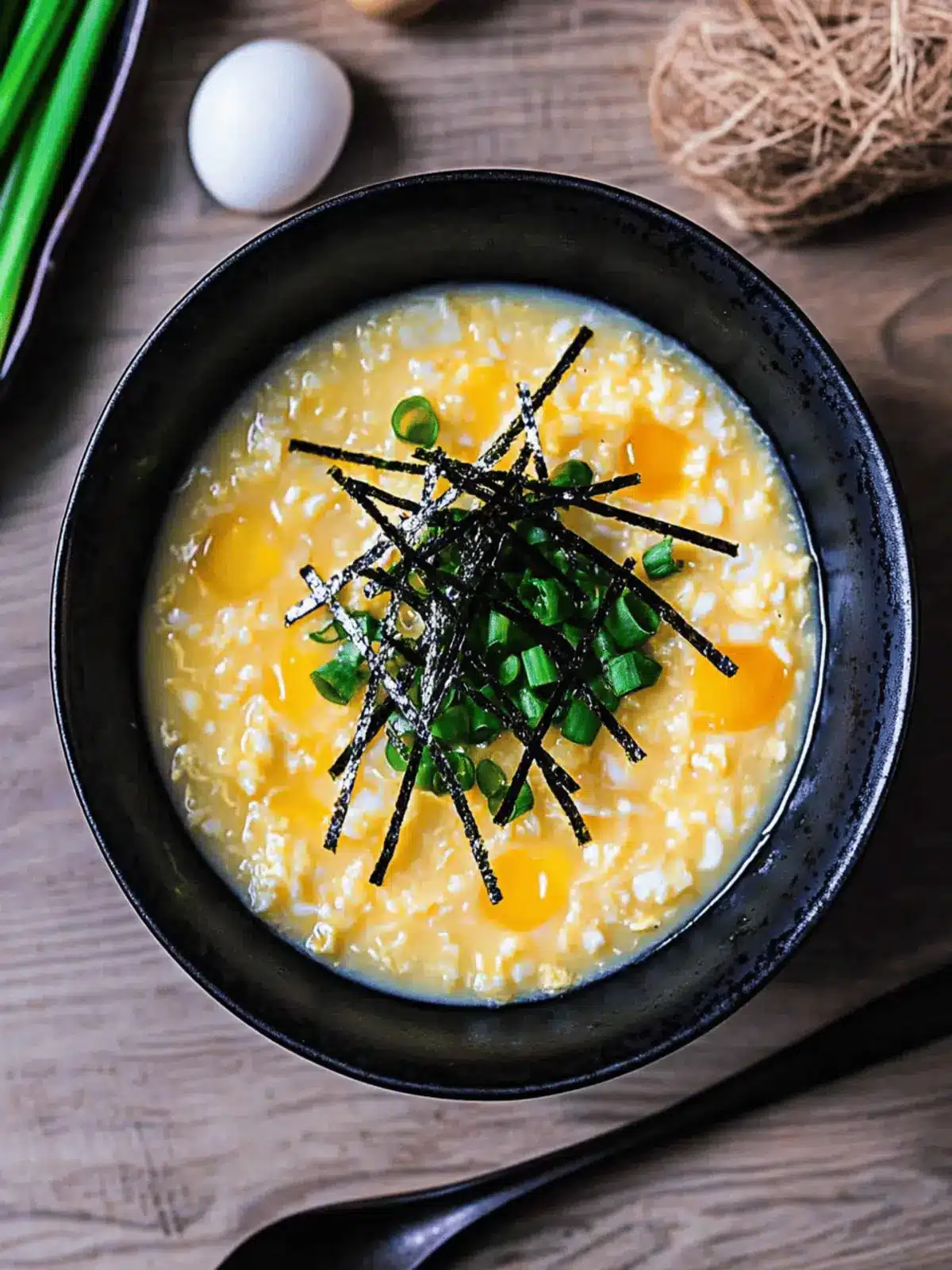 Delight in Easy Okayu with Egg for Cozy Comfort Meals 4 Easy Okayu with Egg