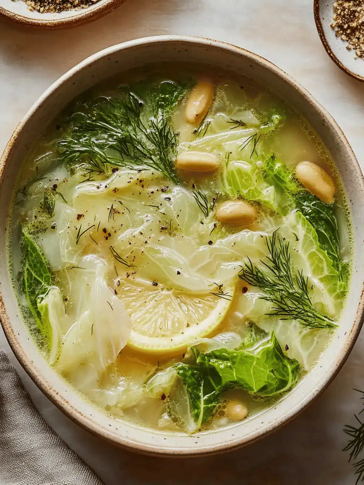 Revitalize Dinner with Zesty Lemon Dill Cabbage Soup 4 Lemon Dill Cabbage Soup