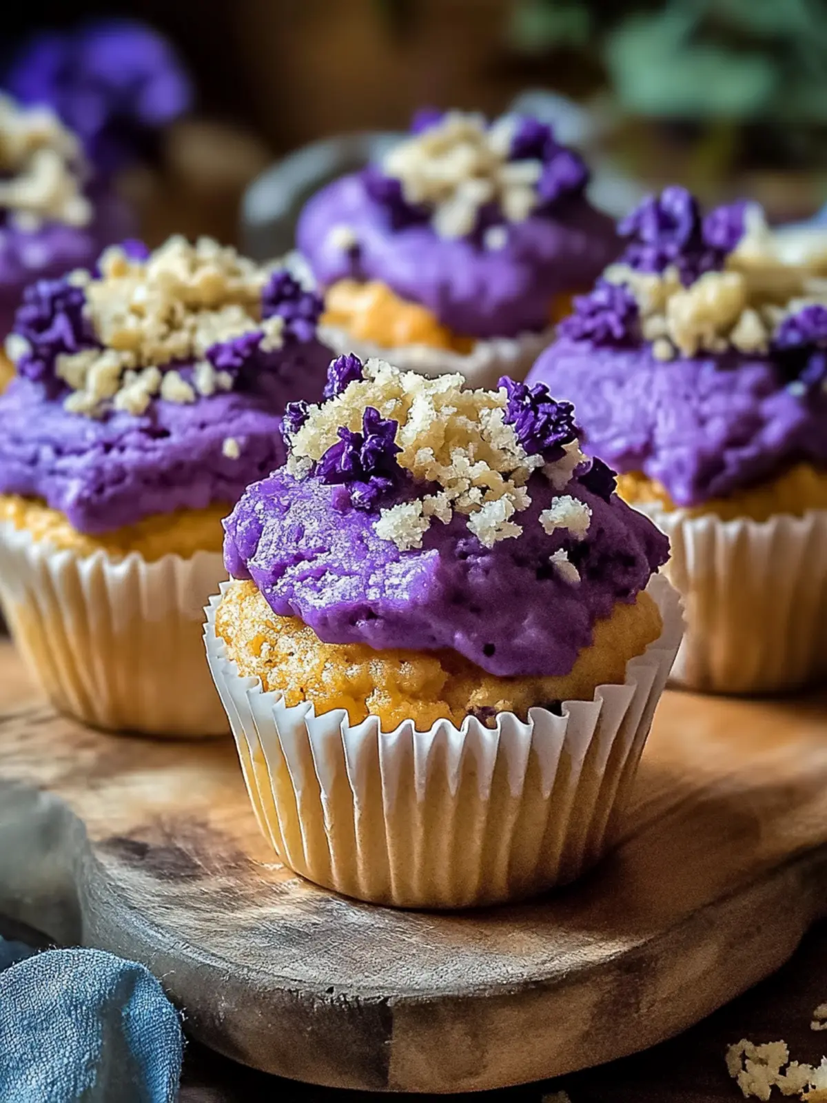 Irresistible Ube Muffins: Soft, Fluffy, and Colorfully Fun 4 Irresistible Ube Muffins