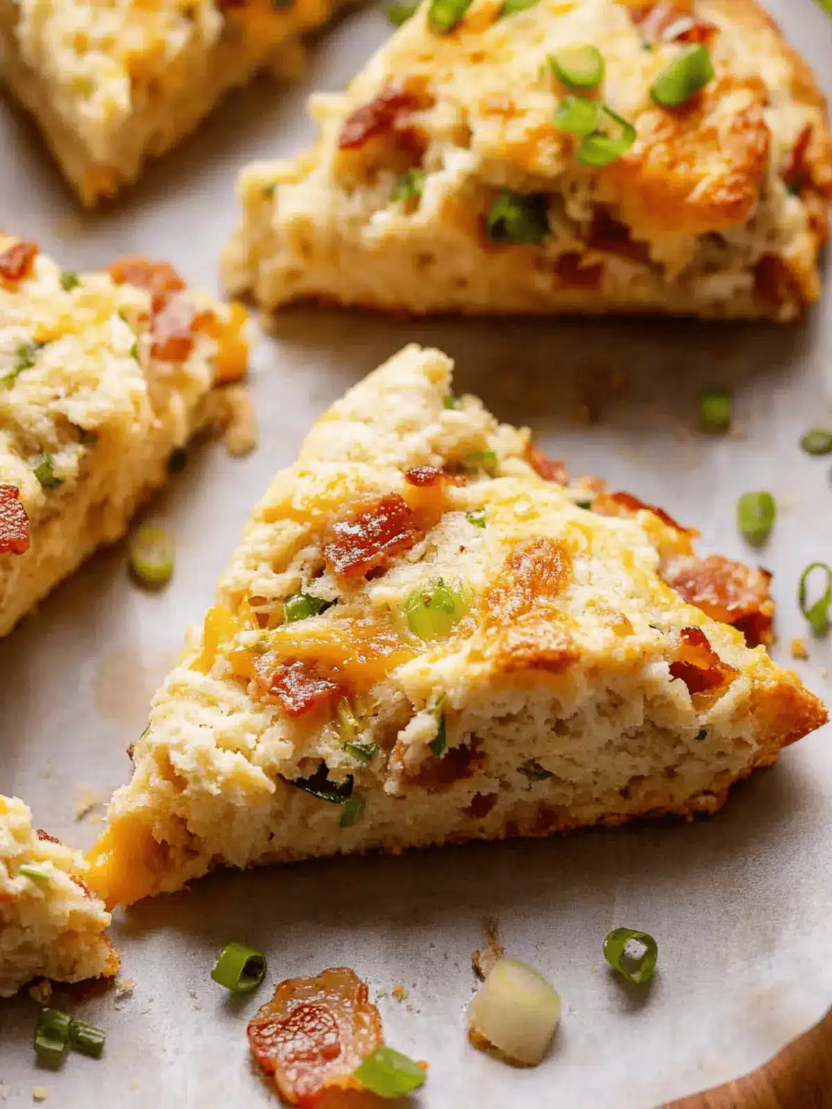 Savory Bacon, Cheddar, & Scallion Scones You'll Crave Forever 2 Savory Bacon, Cheddar, & Scallion Scones
