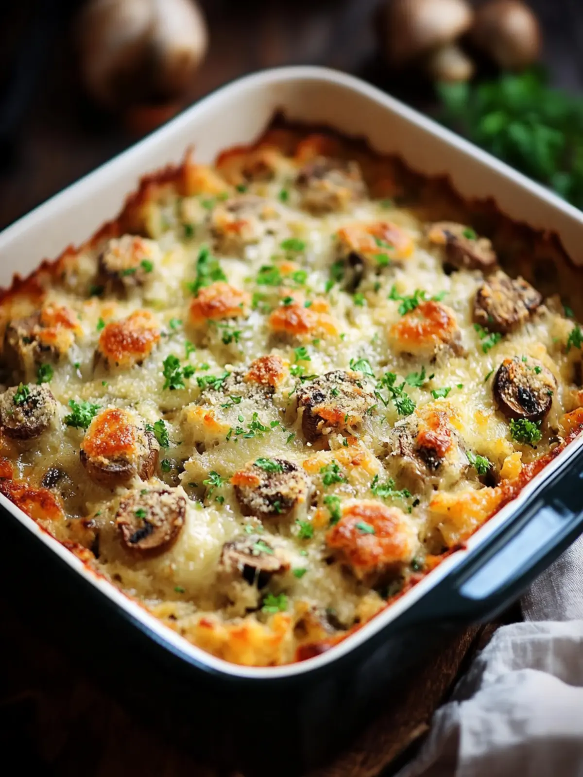 Irresistible Stuffed Mushroom Casserole Everyone Will Love 4 Stuffed Mushroom Casserole