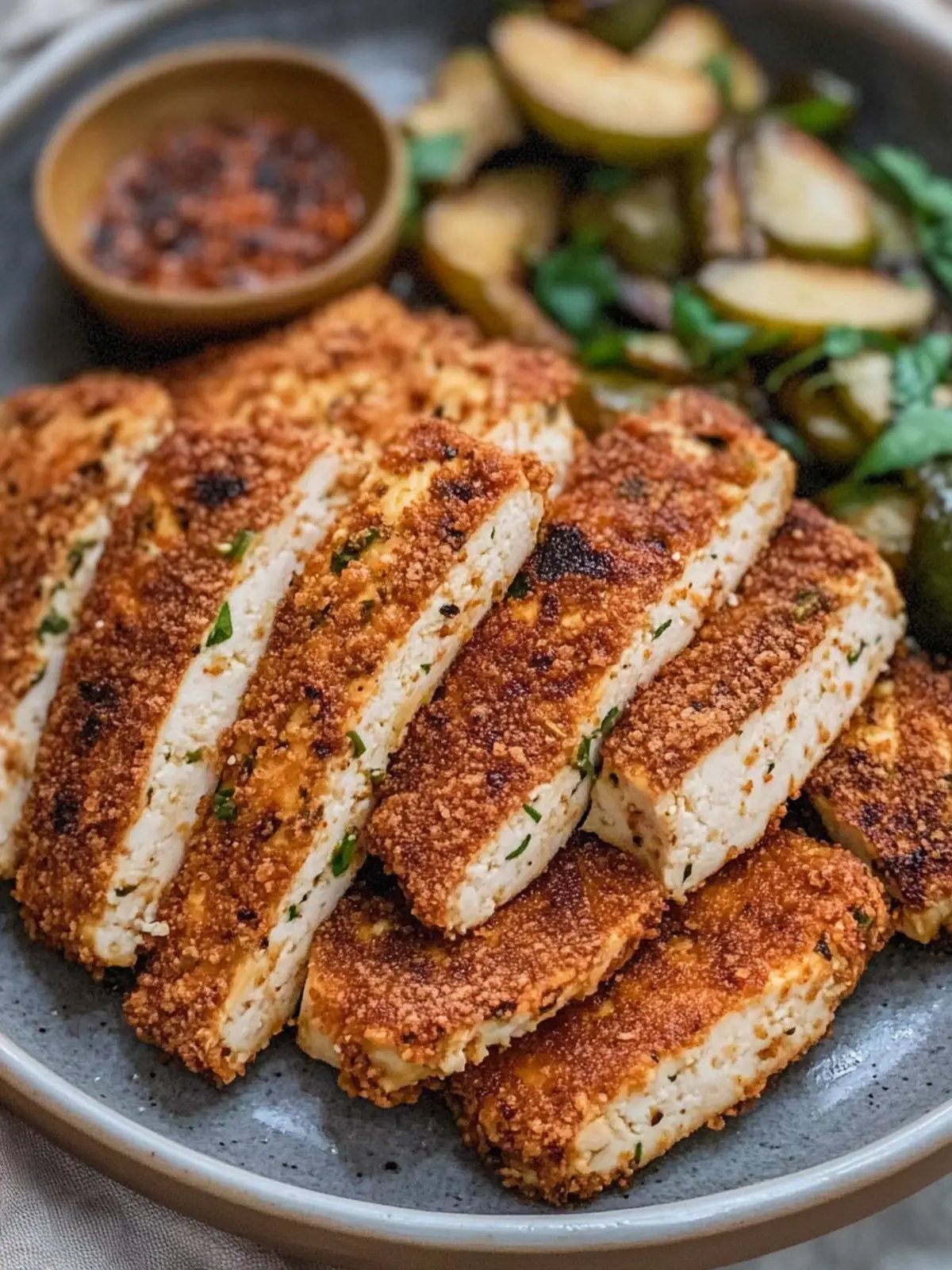 Crispy Herbed Tofu: A Flavor Bomb You'll Crave Daily 2 Crispy Herbed Tofu