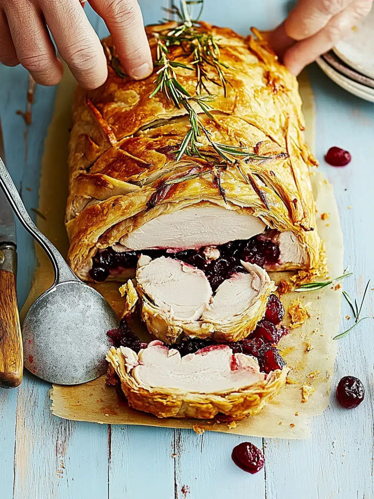 Savory Turkey & Cranberry Wellington for Cozy Gatherings 2 Turkey & cranberry Wellington
