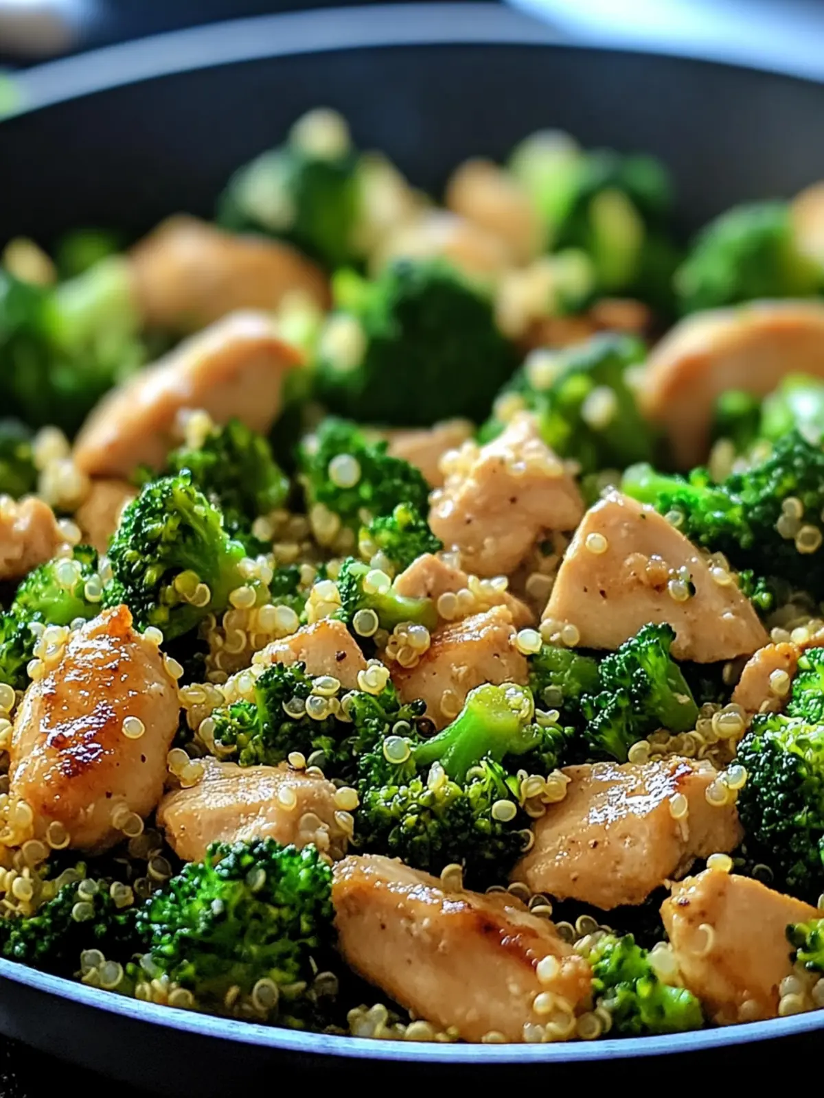 Easy Chicken Broccoli Quinoa Skillet Ready in 30 Minutes 3 Easy Chicken Broccoli Quinoa Skillet