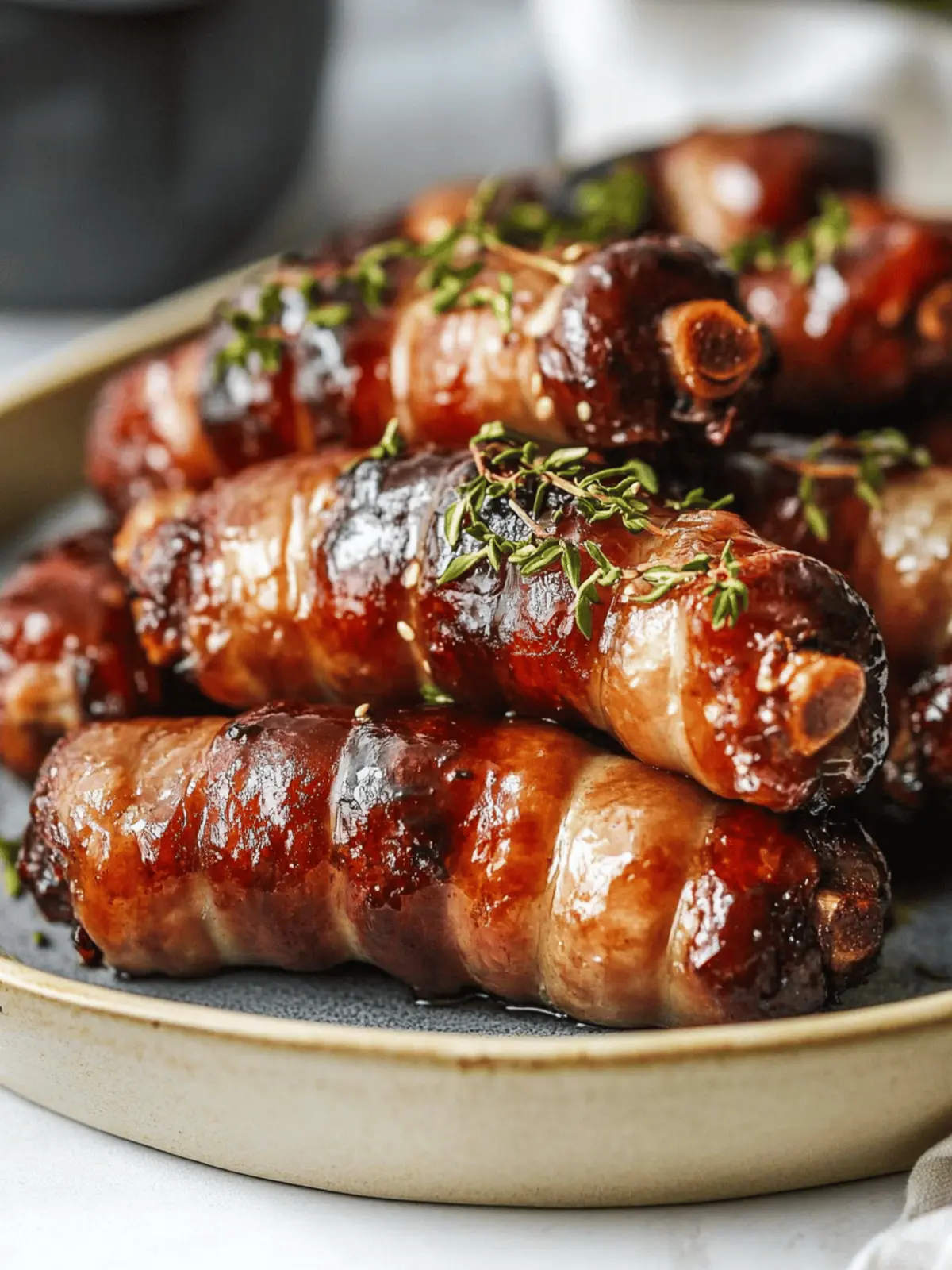 Sticky Pigs in Blankets: A Must-Try Comfort Food Treat 3 Sticky Pigs in Blankets