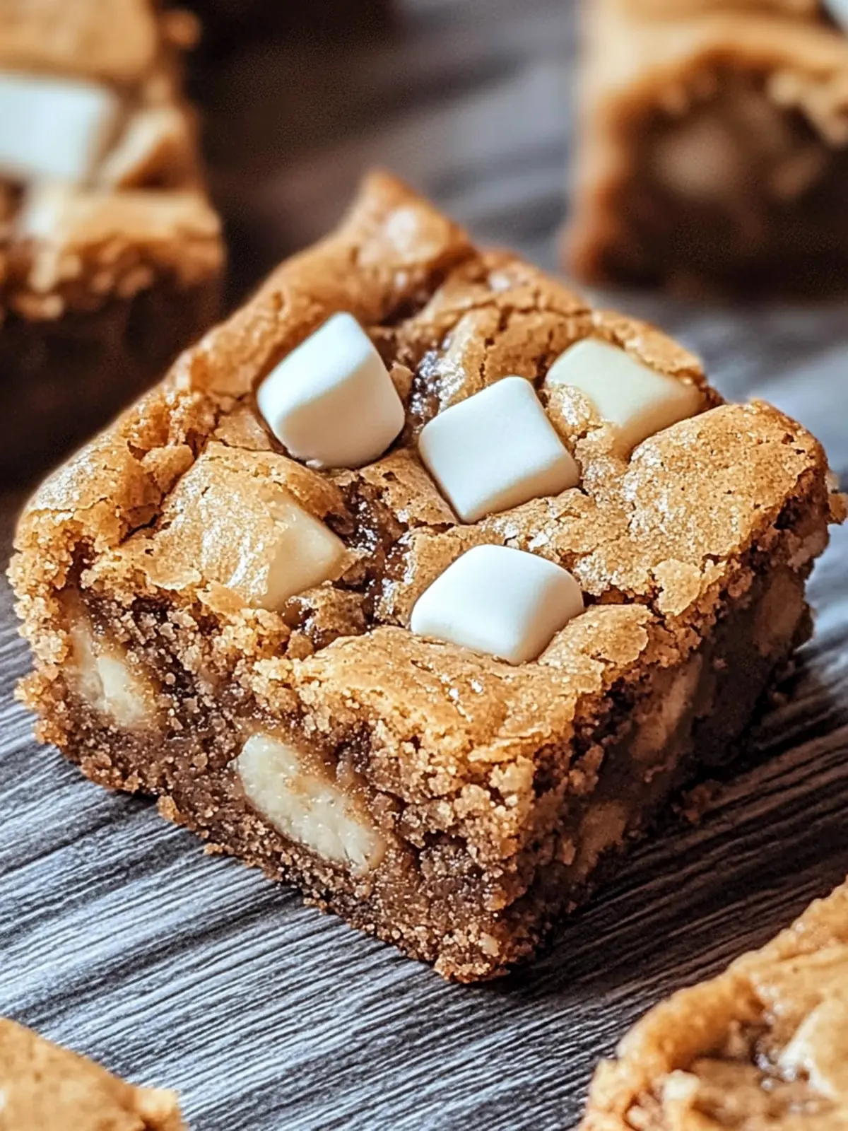 Biscoff Blondies Delight: Irresistibly Chewy & Customizable! 4 Biscoff Blondies Delight