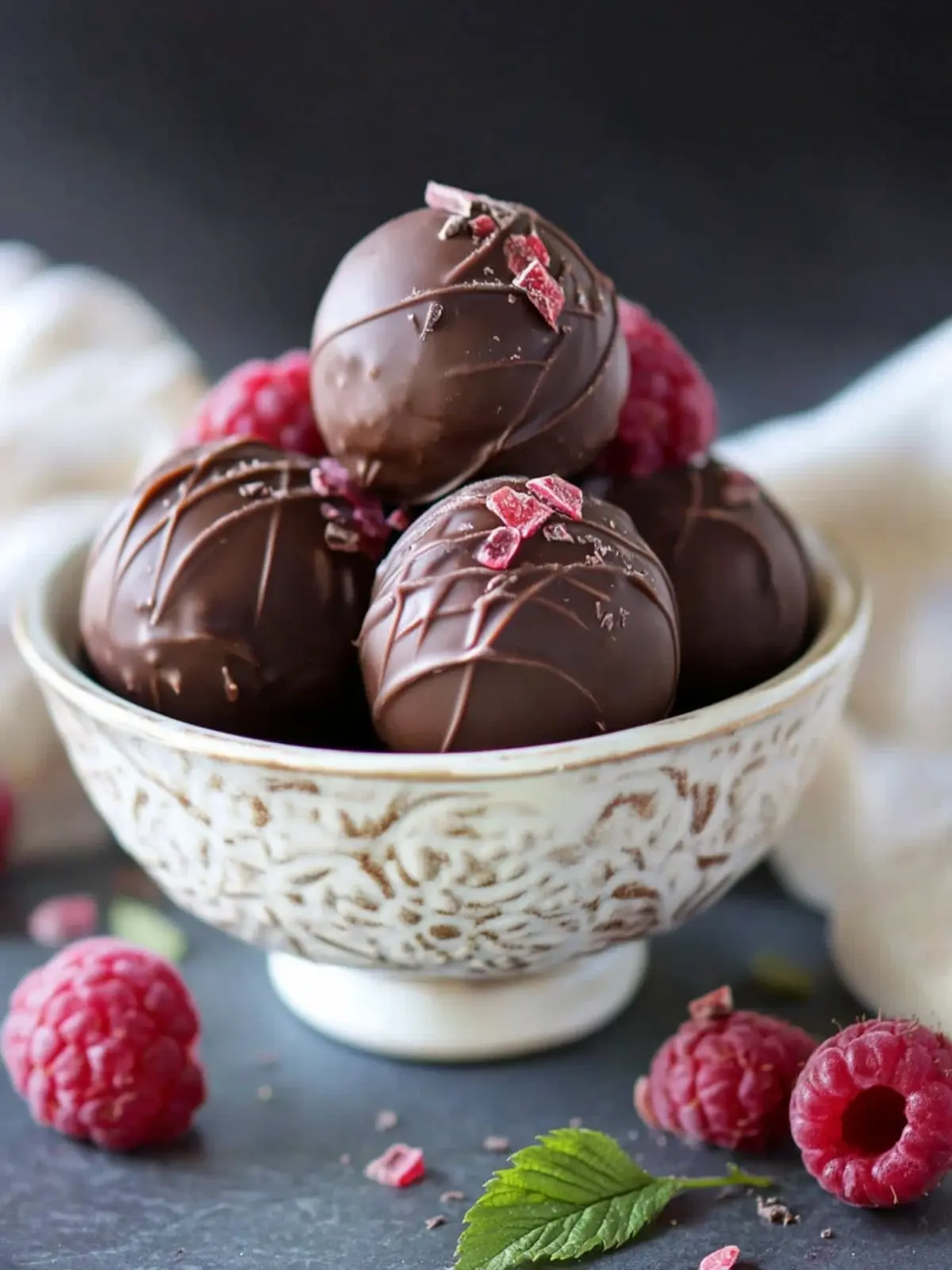 Indulge in Decadence: Raspberry Chocolate Truffles Recipe 3 Raspberry Chocolate Truffle
