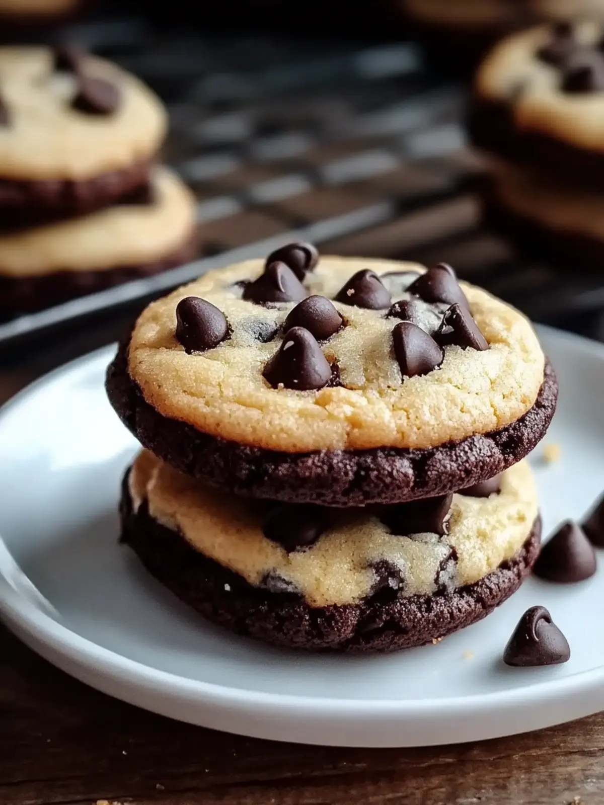 Indulge in Chocolate Chip Cheesecake Cookies Magic 2 Chocolate Chip Cheesecake Cookies