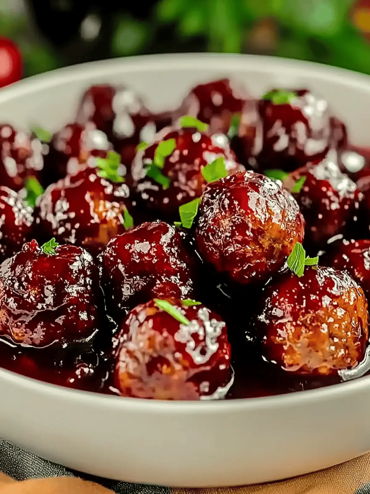 Savory Christmas Cranberry Meatballs That Steal the Show 2 Savory Christmas Cranberry Meatballs