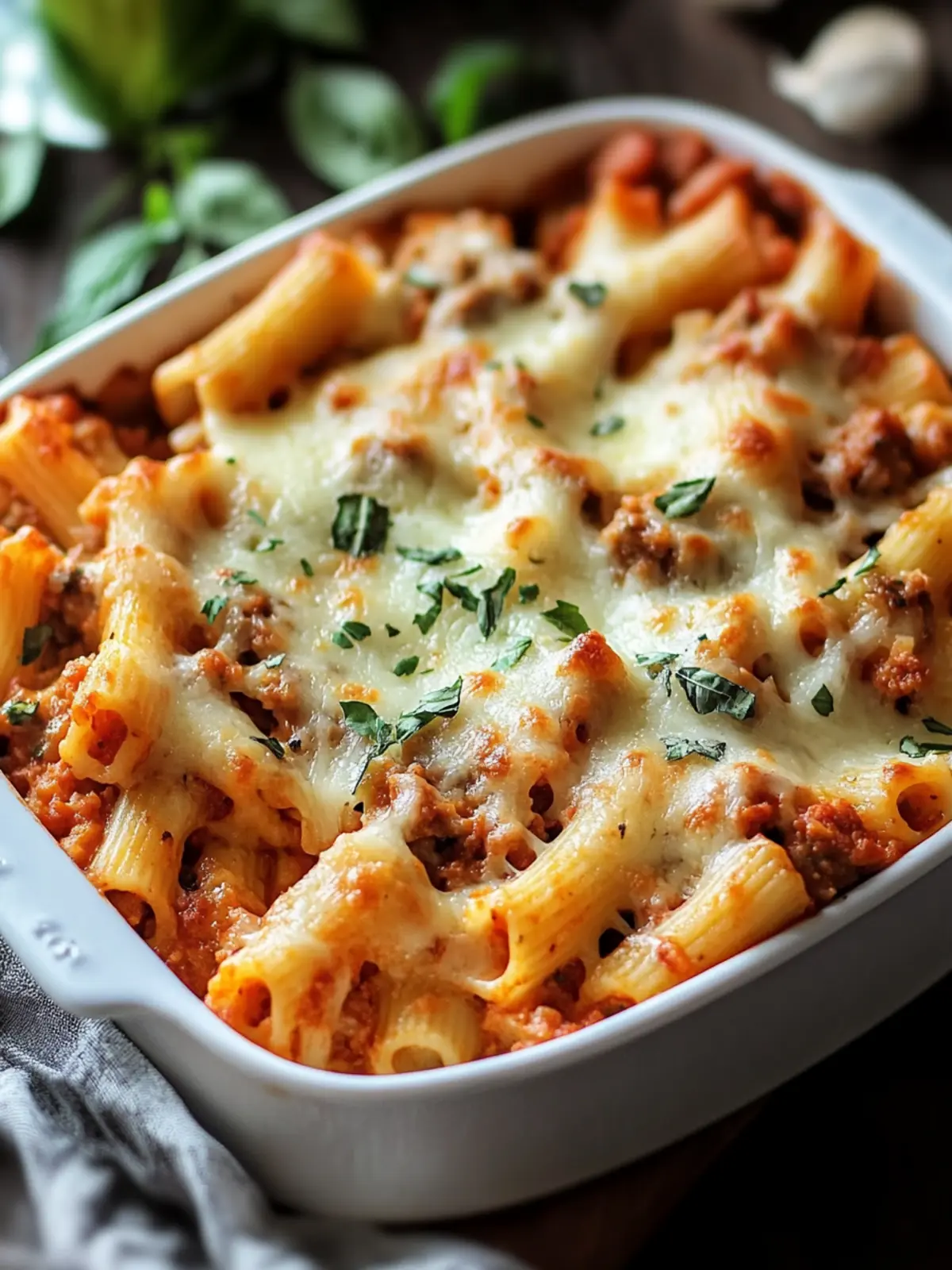 Savory Baked Ziti with Sausage That Everyone Will Love 3 Savory Baked Ziti with Sausage