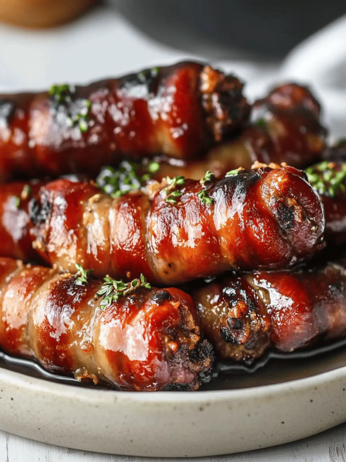 Sticky Pigs in Blankets: A Must-Try Comfort Food Treat 4 Sticky Pigs in Blankets