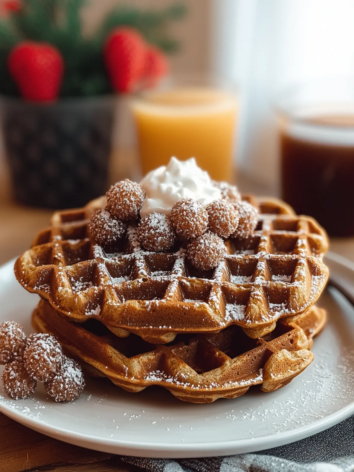 Gingerbread Waffles That Spark Joy in Every Bite 3 Gingerbread Waffles