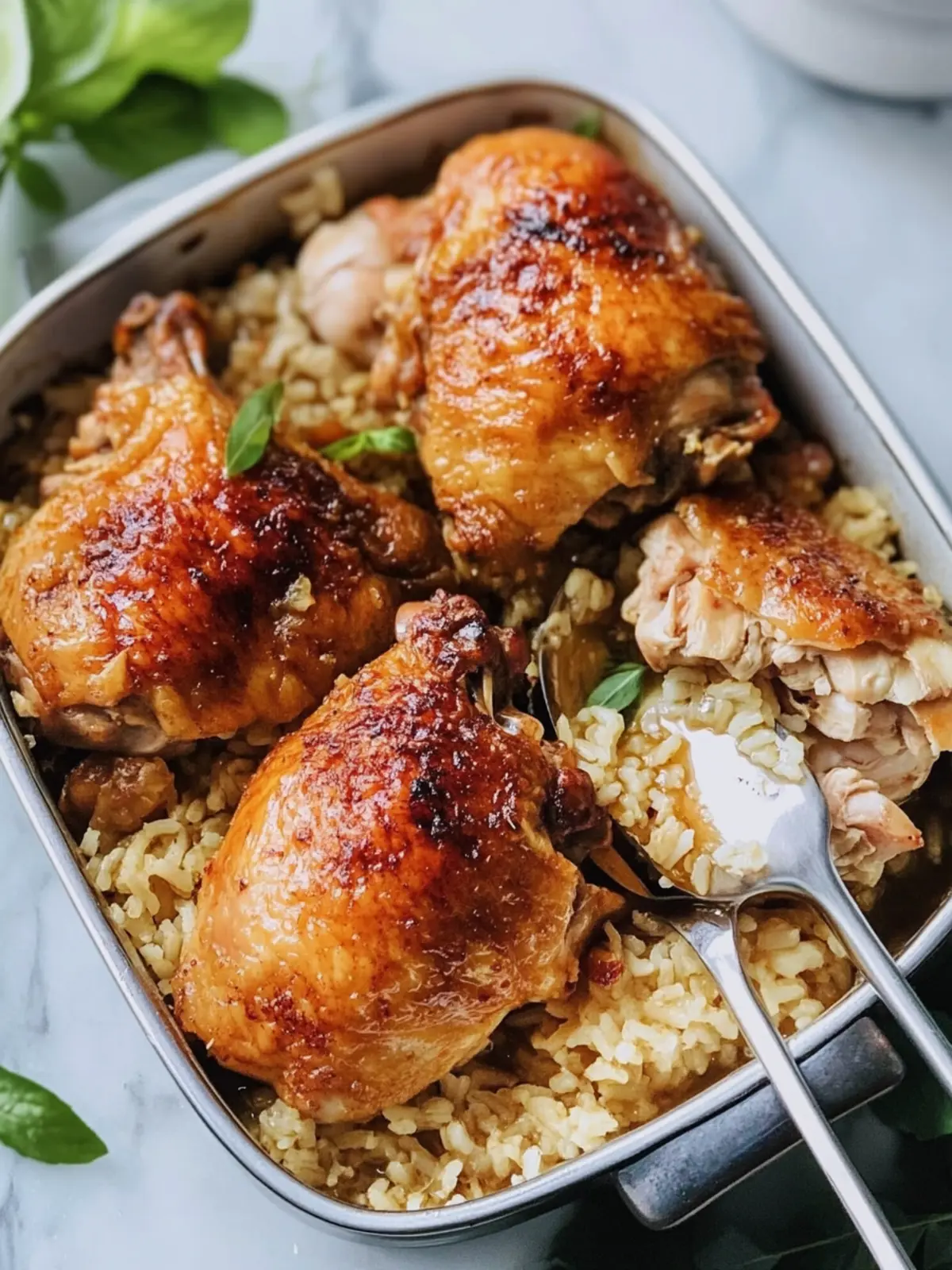 Savory Roasted Chicken with Sticky Rice Delight 3 Roasted Chicken with Sticky Rice