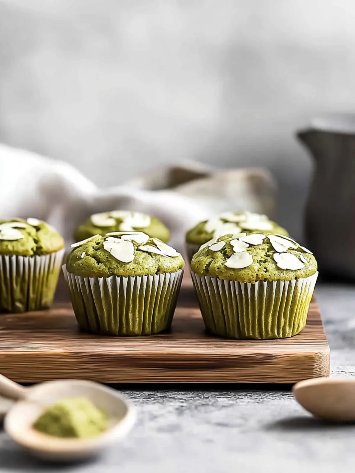 Delicious Matcha Muffins: Gluten-Free & Packed with Flavor 4 Matcha Muffins