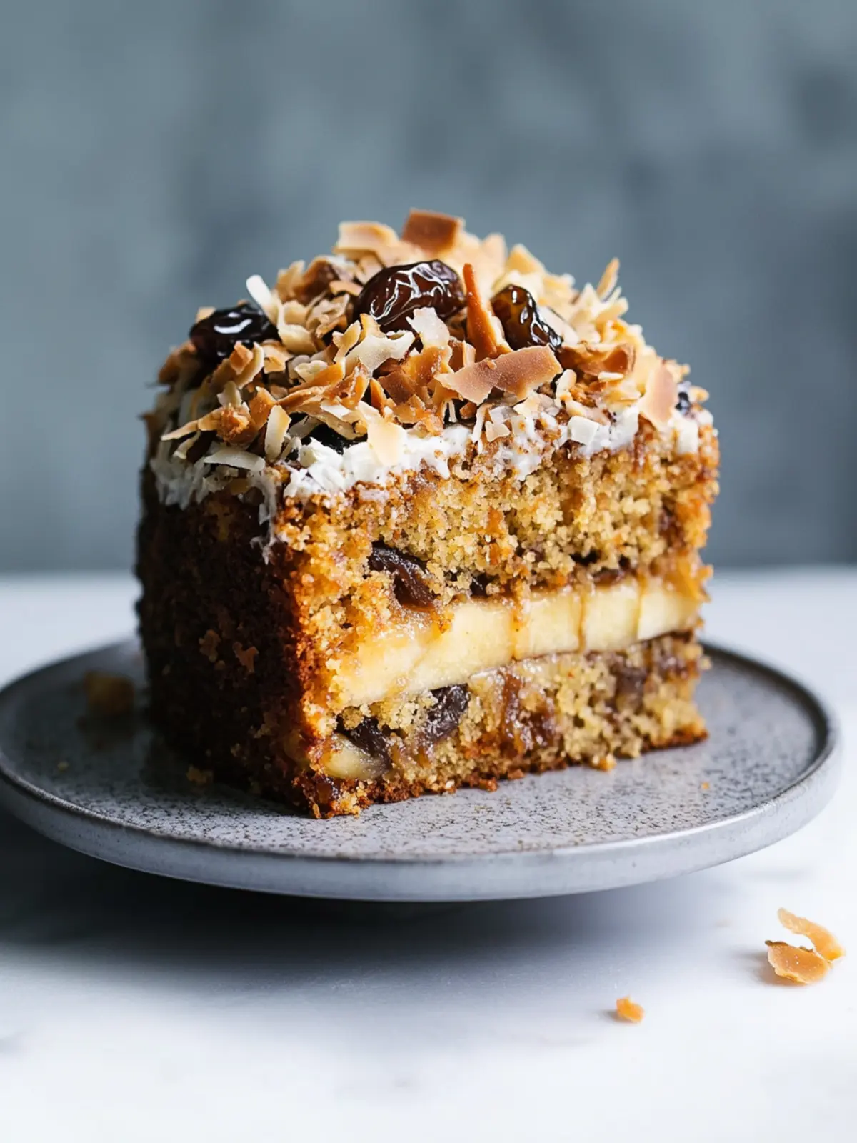 Apple, Date & Caramelised Coconut Lumberjack Cake Bliss 2 Apple, Date & Caramelised Coconut Lumberjack Cake