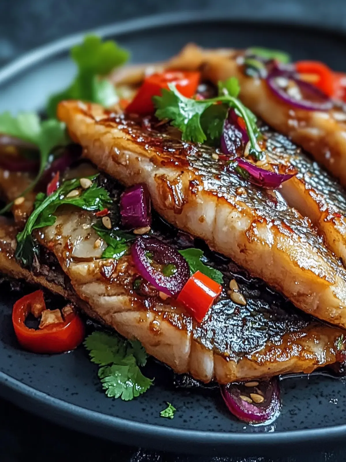 Ginger Onion Fried Sea Bass: Quick, Healthy Family Delight 4 Ginger Onion Fried Sea Bass