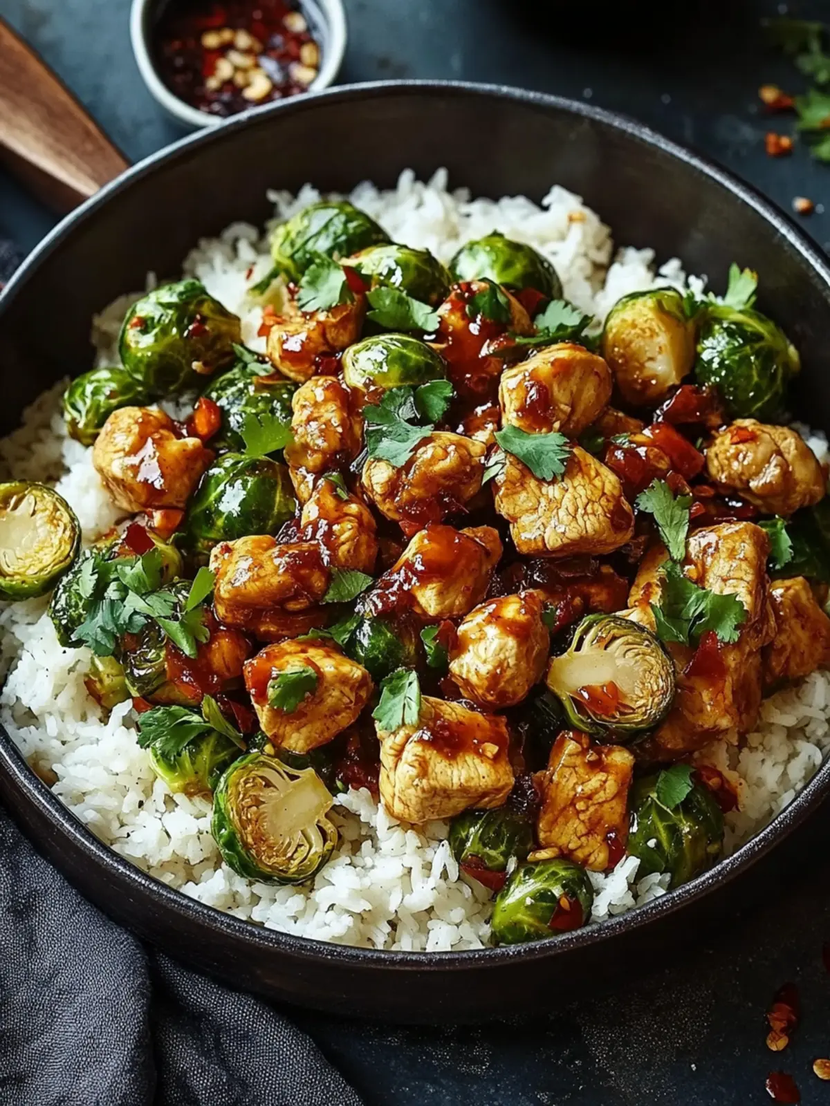 Sweet Chili Chicken and Brussels Sprouts for a Flavor Boost 4 Sweet Chili Chicken and Brussels Sprouts