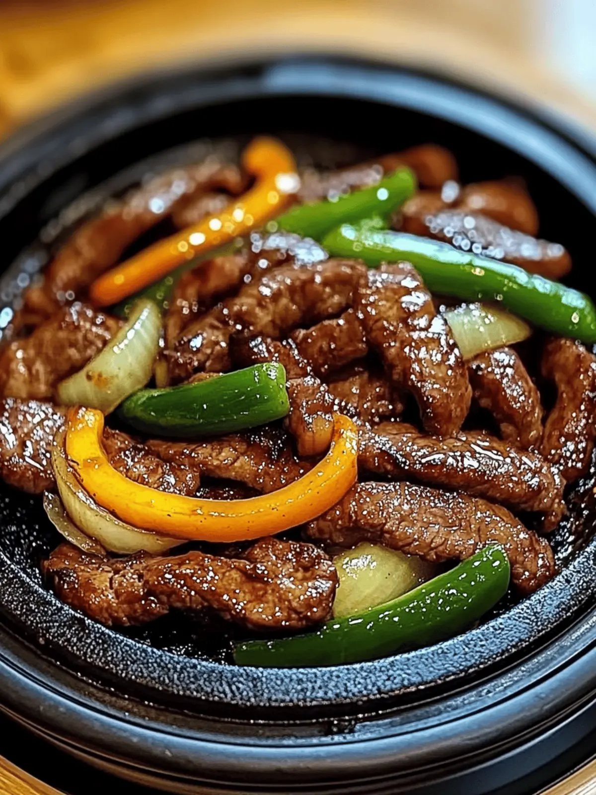 Sizzling Chinese Pepper Steak with Onions in 25 Minutes! 2 Sizzling Chinese Pepper Steak with Onions
