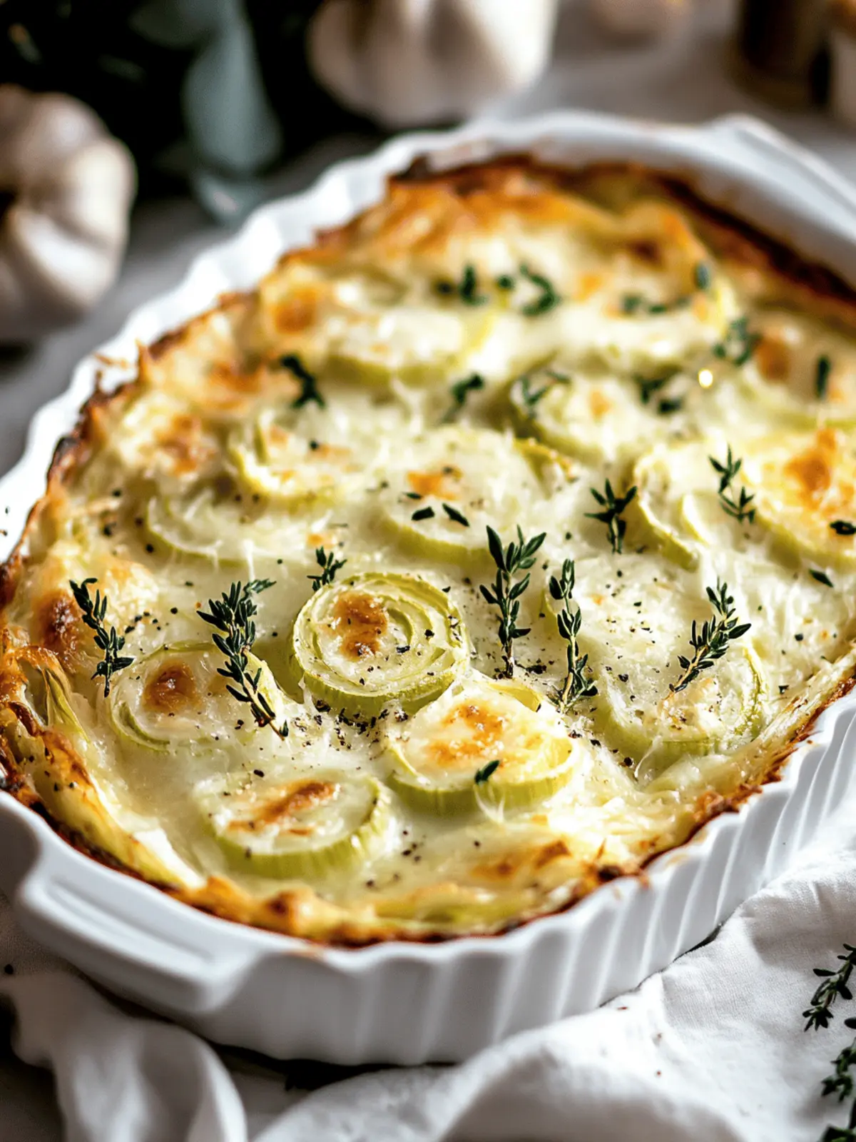 Deliciously Creamy Leek Gratin: Your New Favorite Side Dish 4 Leek Gratin