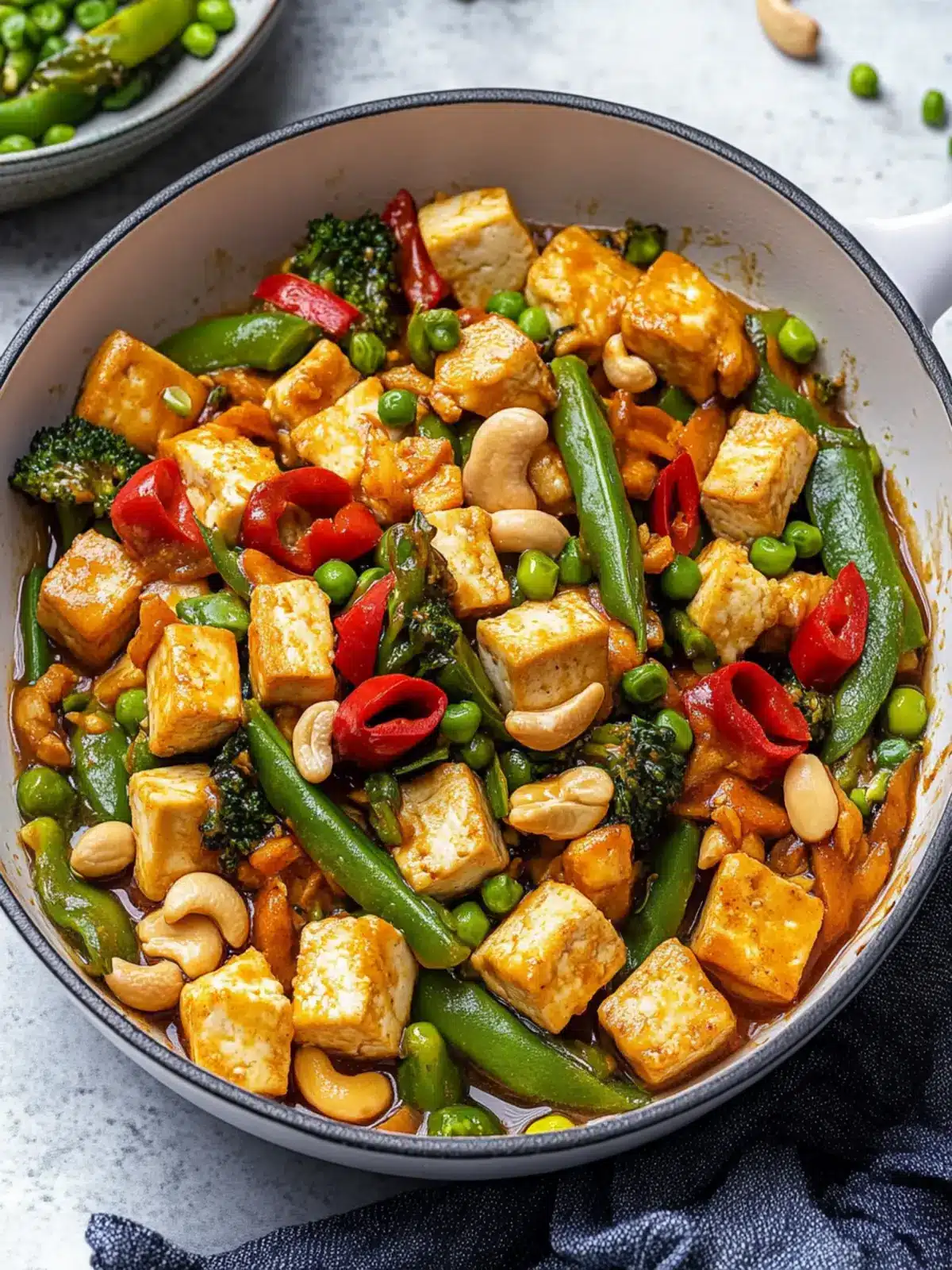 Savory Cashew Tofu Stir-Fry: Your Vegan Take on Cashew Chicken 3 Cashew Tofu (Vegan Cashew Chicken)