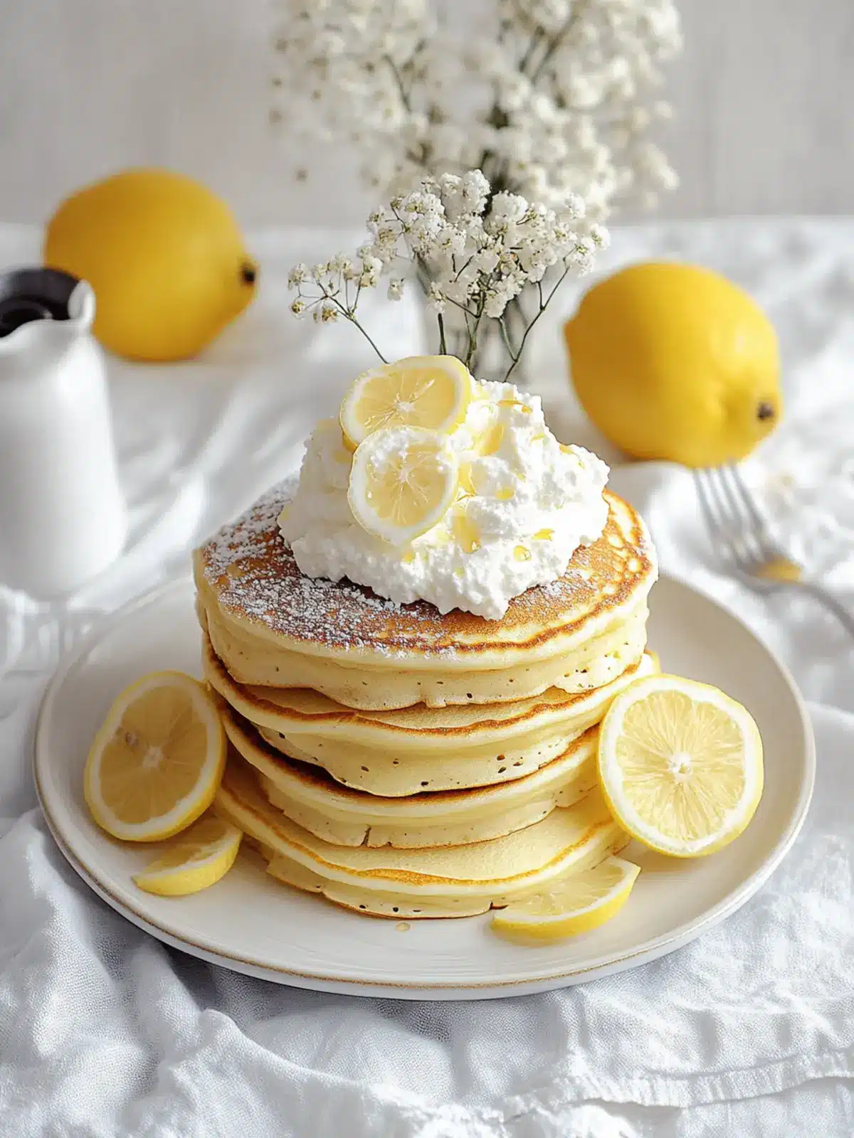 Lemon Ricotta Pancakes: Light, Fluffy Bliss Awaits You 3 Lemon Ricotta Pancakes