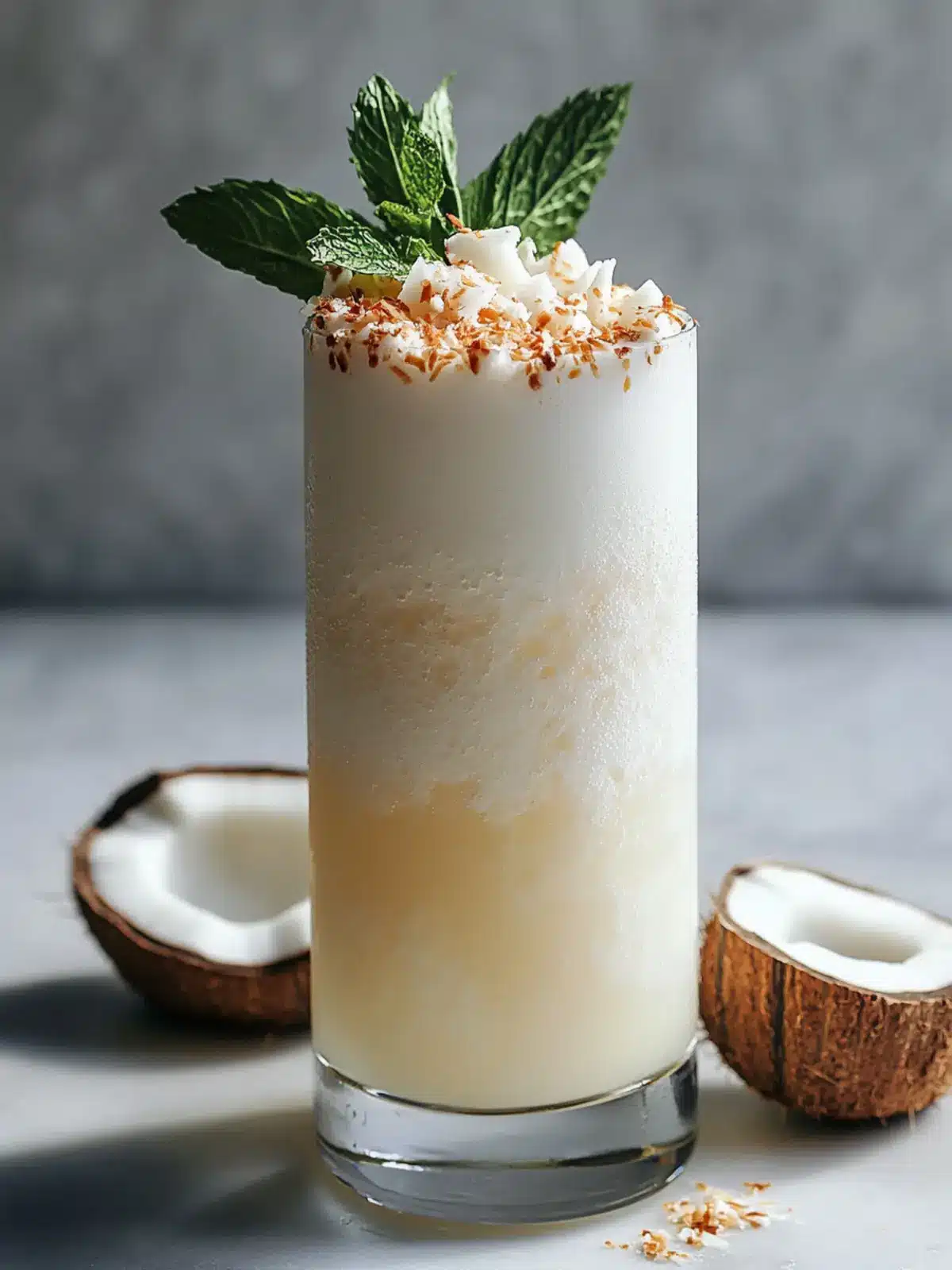 Coconut Kiss Mocktail: Your Tropical Escape in a Glass 4 Coconut Kiss mocktail
