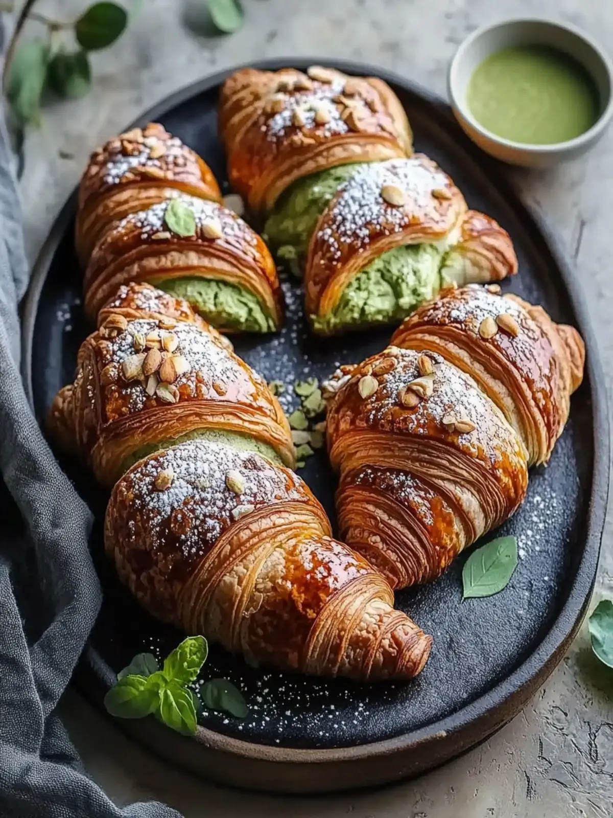 Deliciously Easy Matcha Croissants for a Sweet Treat 4 Easy Matcha Croissants