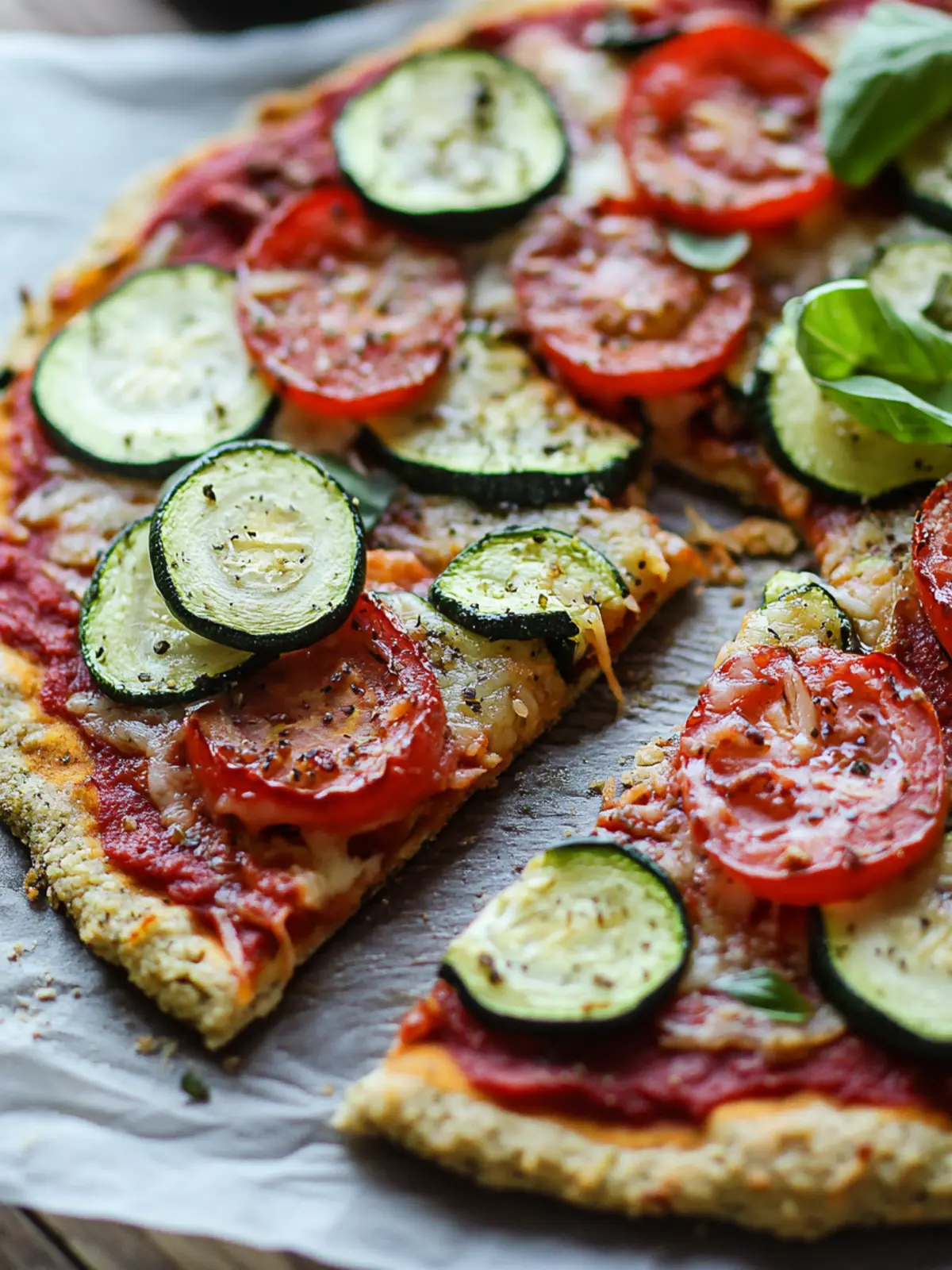 Vegan Zucchini Crust Pizza: A Guilt-Free Flavor Explosion 4 Vegan Zucchini Crust Pizza