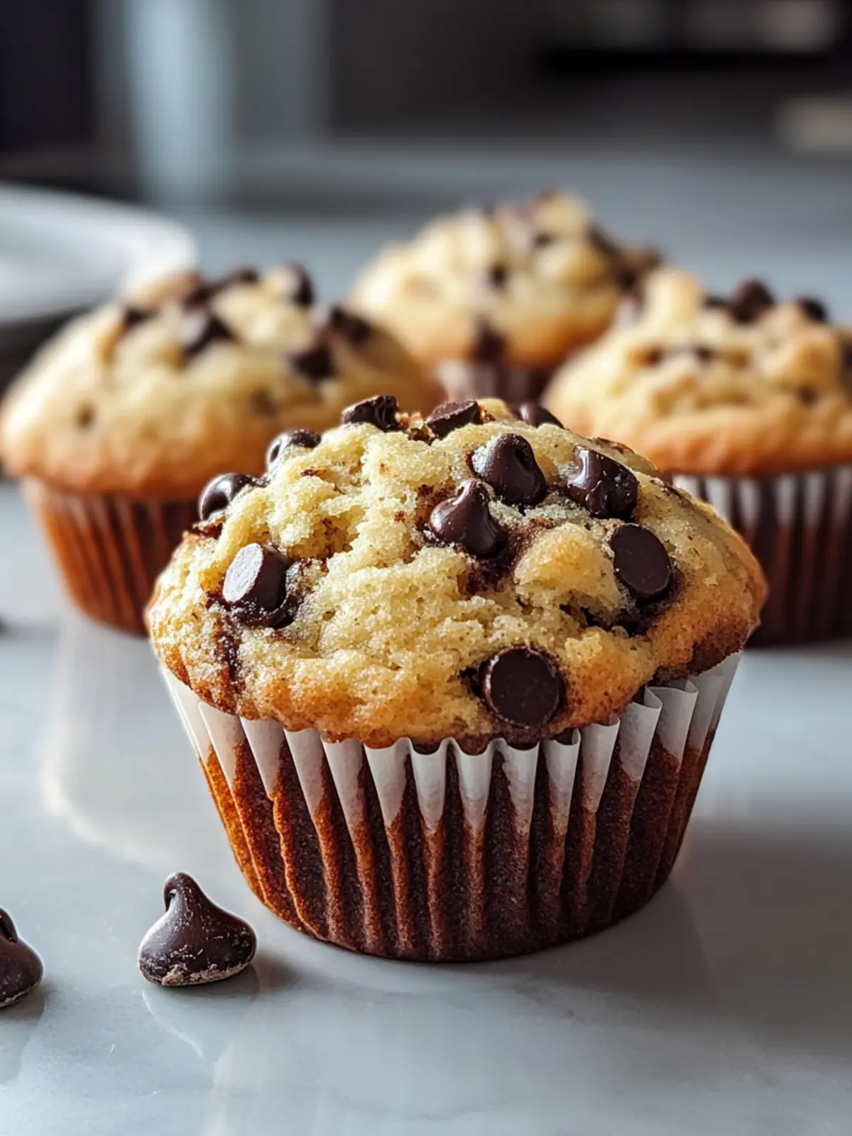 Bakery-Style Chocolate Chip Muffins That Everyone Craves 4 Bakery-Style Chocolate Chip Muffins