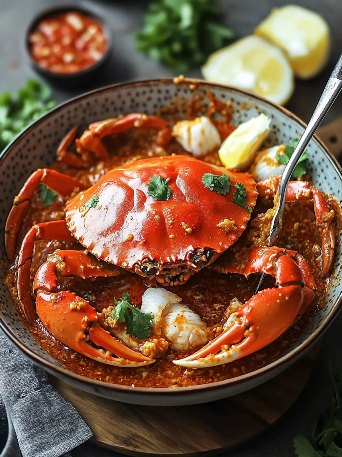 Savor Authentic Singaporean Chilli Crab: A Spicy Seafood Feast 3 Singaporean Chilli Crab