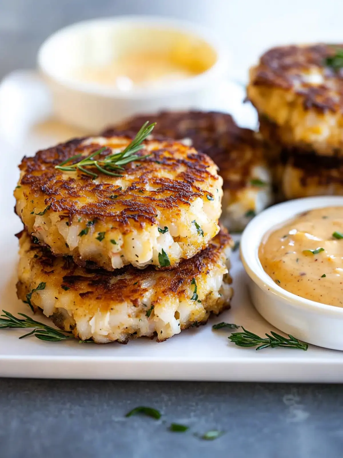 Delicious Crab Cakes with Remoulade Sauce for Home Chefs 3 Crab Cakes with Remoulade Sauce