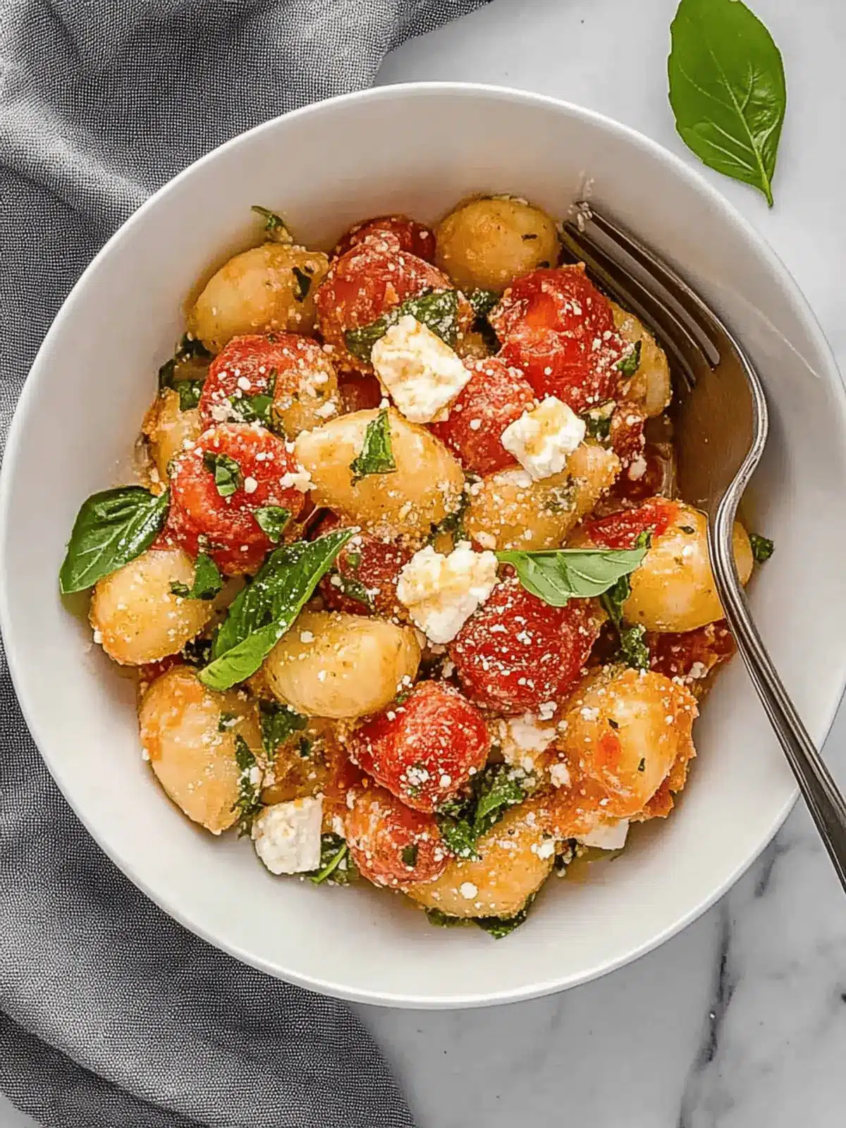 Delicious Baked Feta Gnocchi with Burst Cherry Tomatoes 3 Baked Feta Gnocchi
