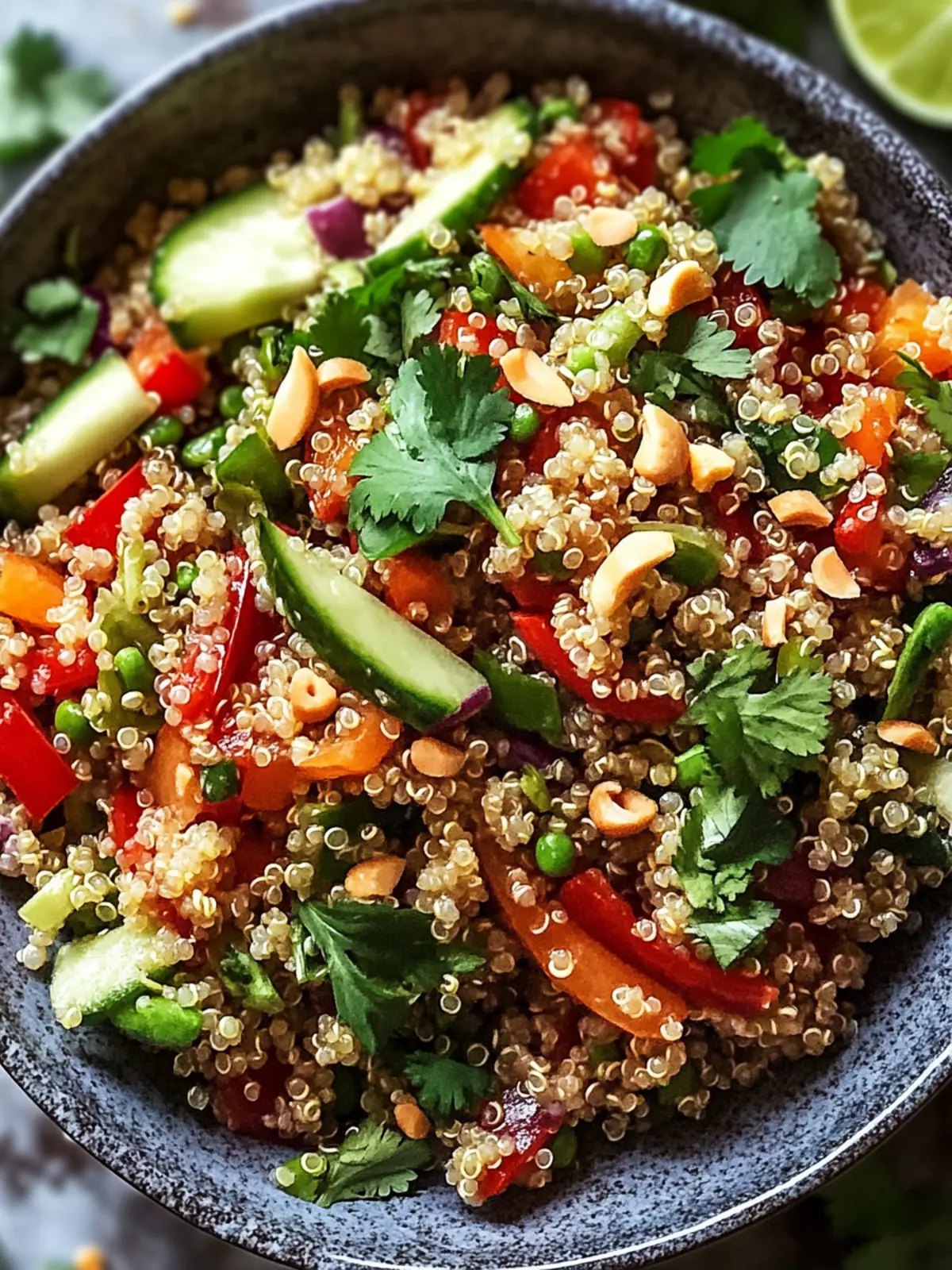 Thai Quinoa Crunch Salad: A Vibrant Bowl of Wellness 2 Thai Quinoa Crunch Salad