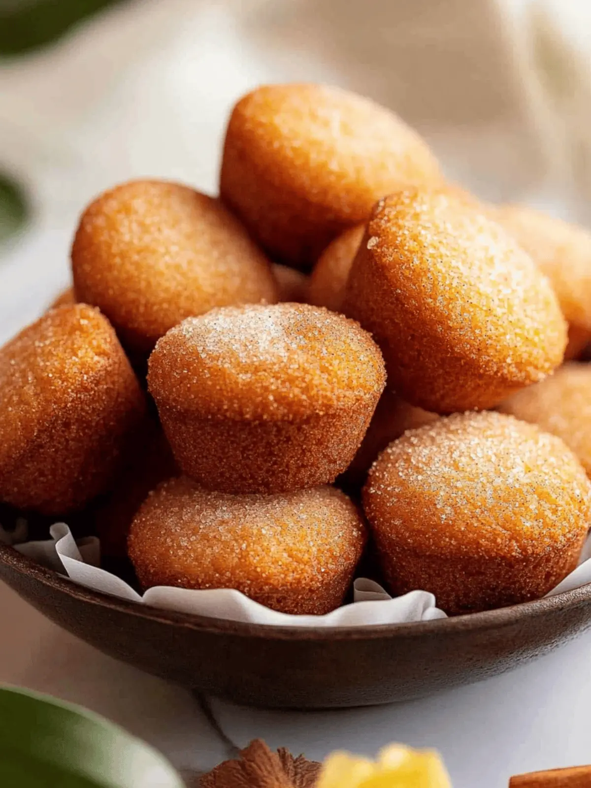 Mini Cinnamon Muffins That Melt in Your Mouth 3 Mini cinnamon muffins