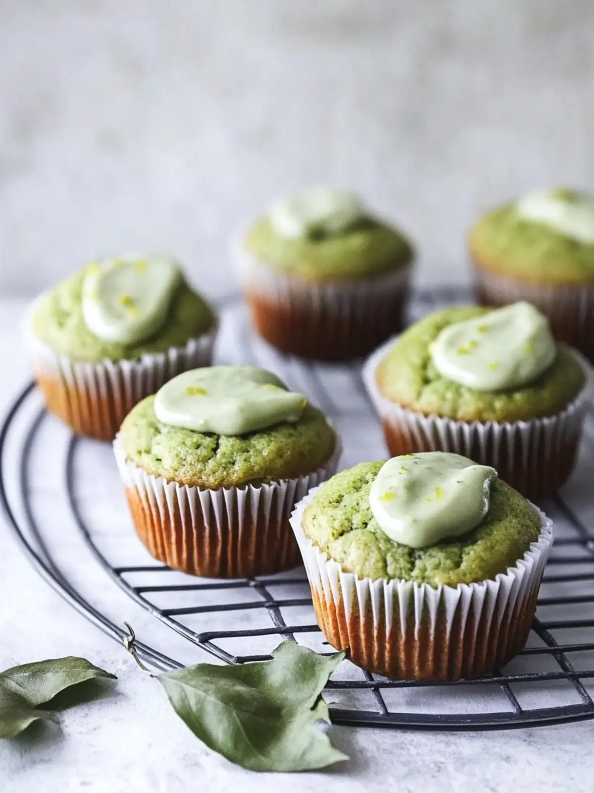 Matcha Muffins with Lemon Icing for Bright Spring Mornings 4 Matcha Muffins with Lemon Icing