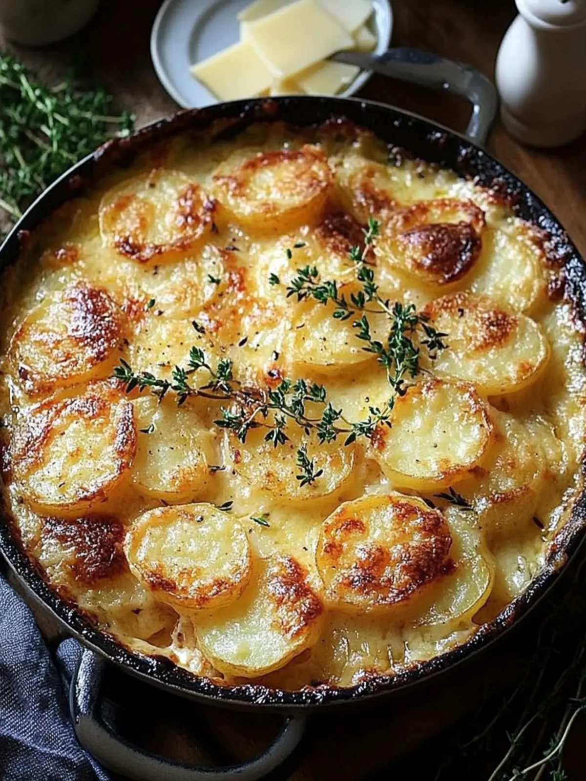 Delicious Crispy Parmesan and Gruyere Potato Gratin Recipe 4 Crispy Parmesan and Gruyere Potato Gratin