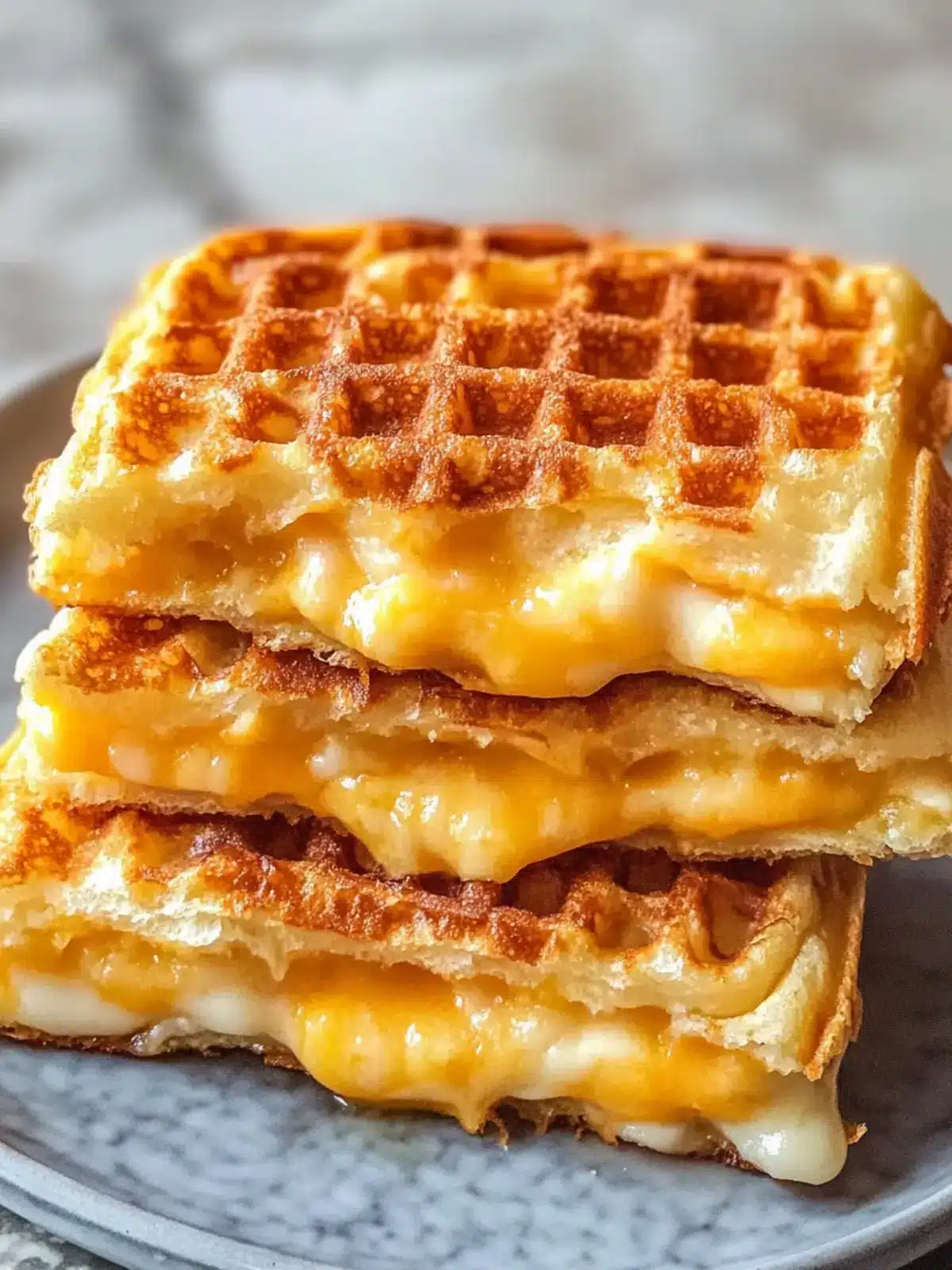 Savor the Crunchy Low Carb Grilled Cheese Chaffle Delight 3 Low Carb Grilled Cheese Chaffle