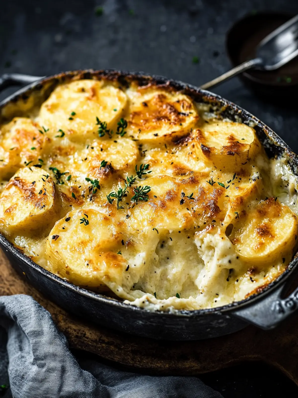 Delicious Parsnip Gratin: Comfort Food with a Truffle Twist 2 Parsnip gratin