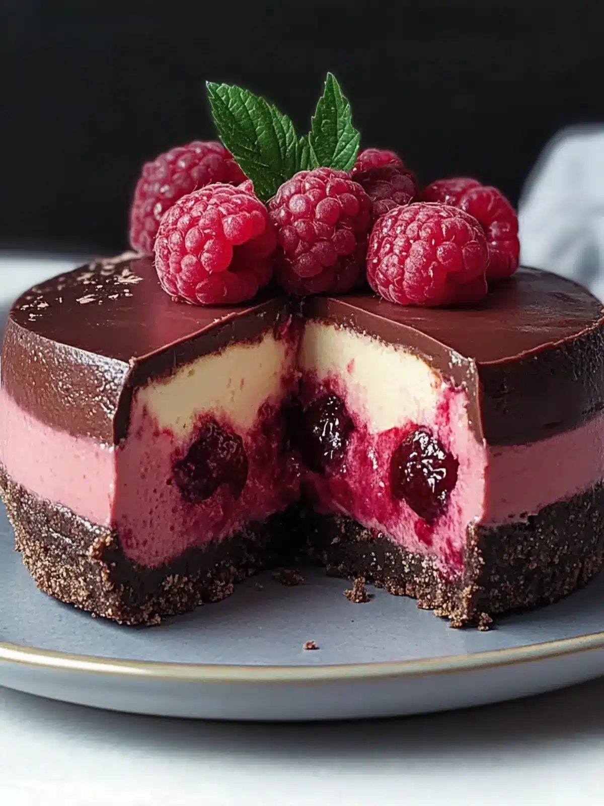 Irresistible Chocolate Raspberry Cheesecake to Savor Anytime 2 Chocolate Raspberry Cheesecake