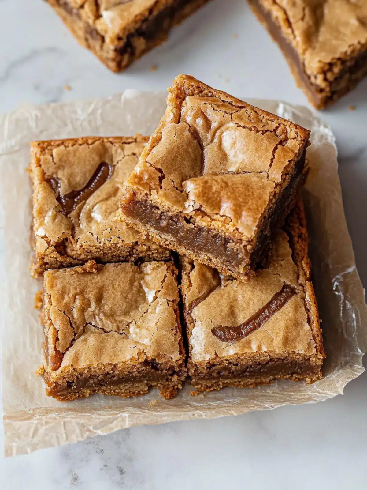 Decadent Brown Butter Biscoff Blondies You Can't Resist 4 Brown Butter Biscoff Blondies