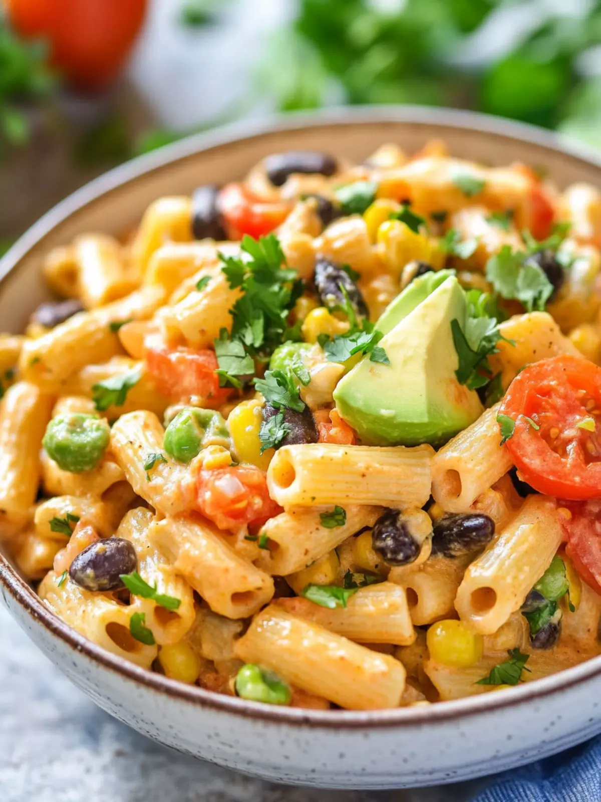Zesty Southwest Pasta Salad with Spicy Garlic Dressing Delight 2 Southwest Pasta Salad with Spicy Garlic Dressing