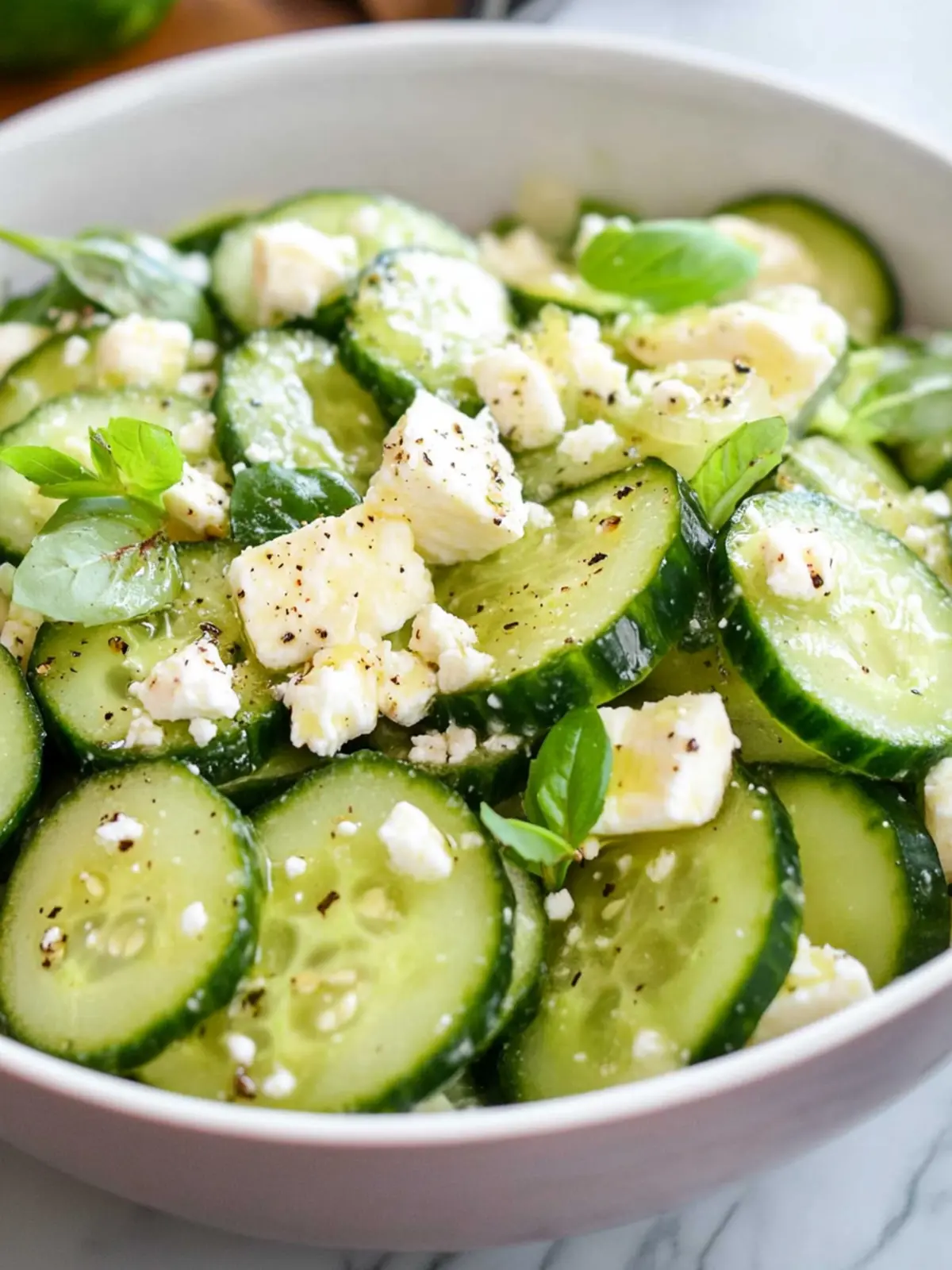 Refresh Your Day with this Zesty Cucumber Feta Salad 4 Cucumber Feta Salad