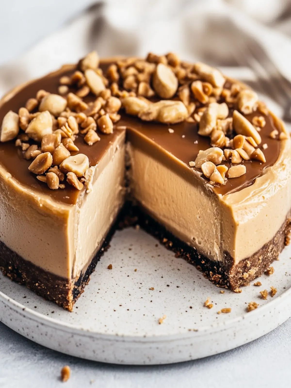 Indulge in the Ultimate Peanut Butter Cheesecake Bliss 2 Ultimate Peanut Butter Cheesecake