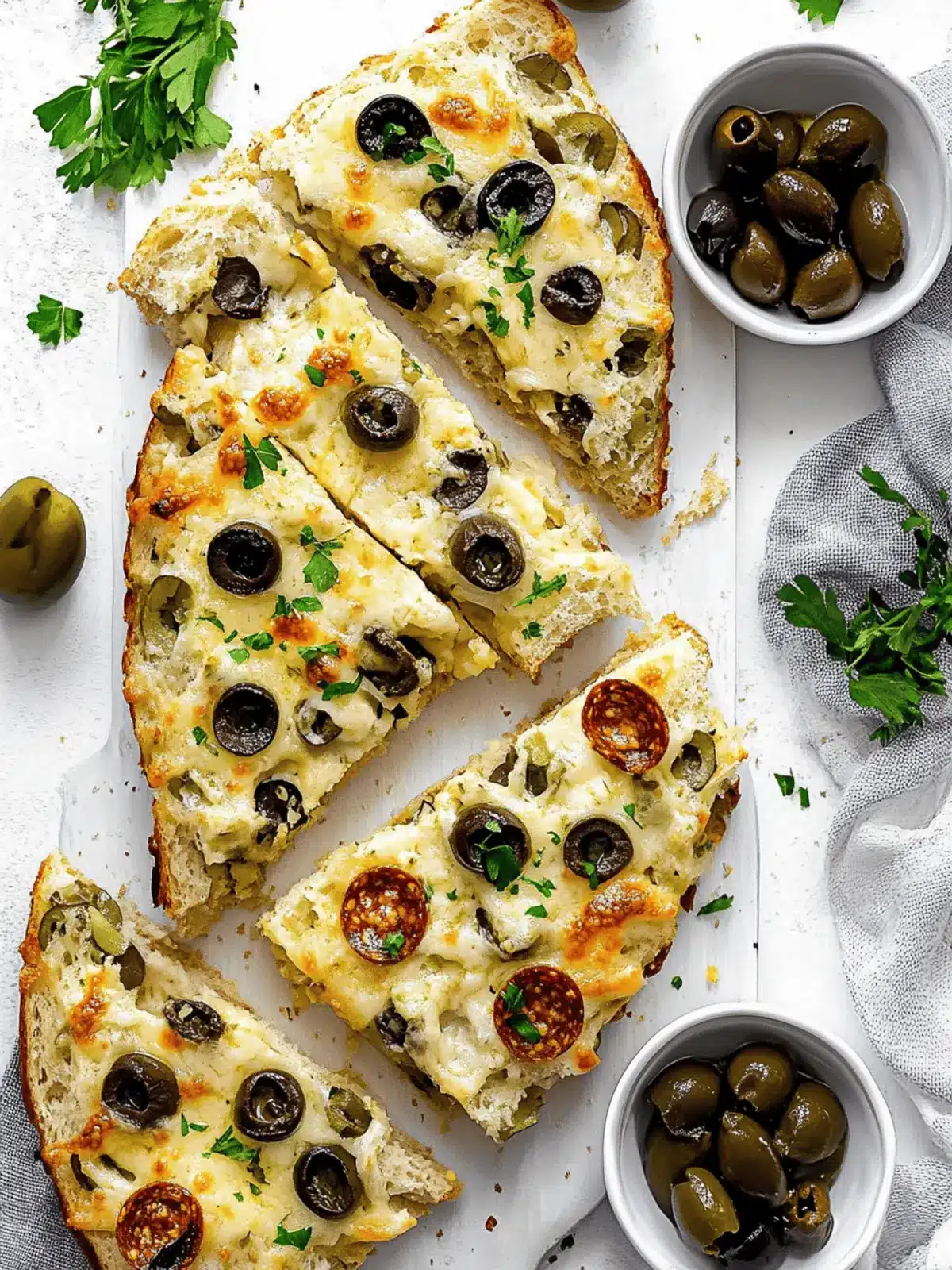 Irresistible Olive Cheese Bread for Your Perfect Snack Night 2 Olive Cheese Bread