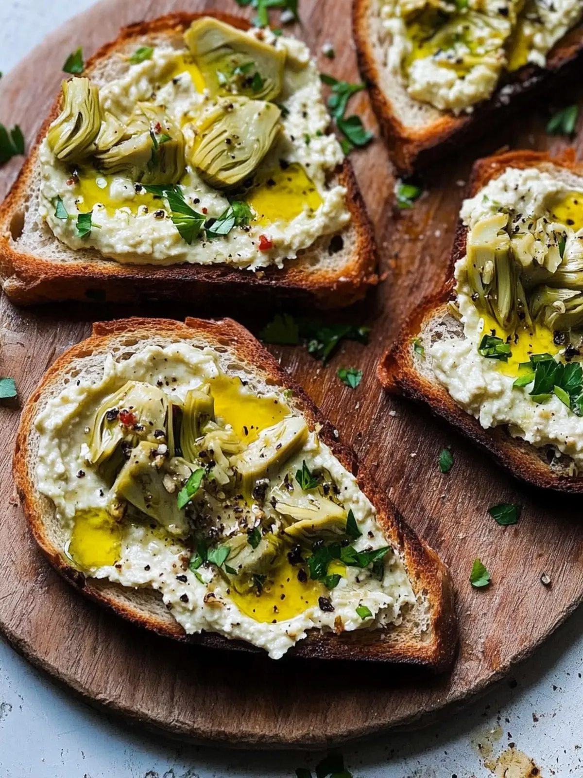 Irresistible Warm Artichoke Bruschetta for Every Gathering 2 Warm Artichoke Bruschetta