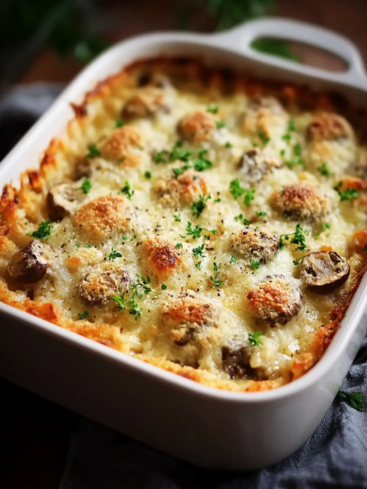 Irresistible Stuffed Mushroom Casserole Everyone Will Love 2 Stuffed Mushroom Casserole