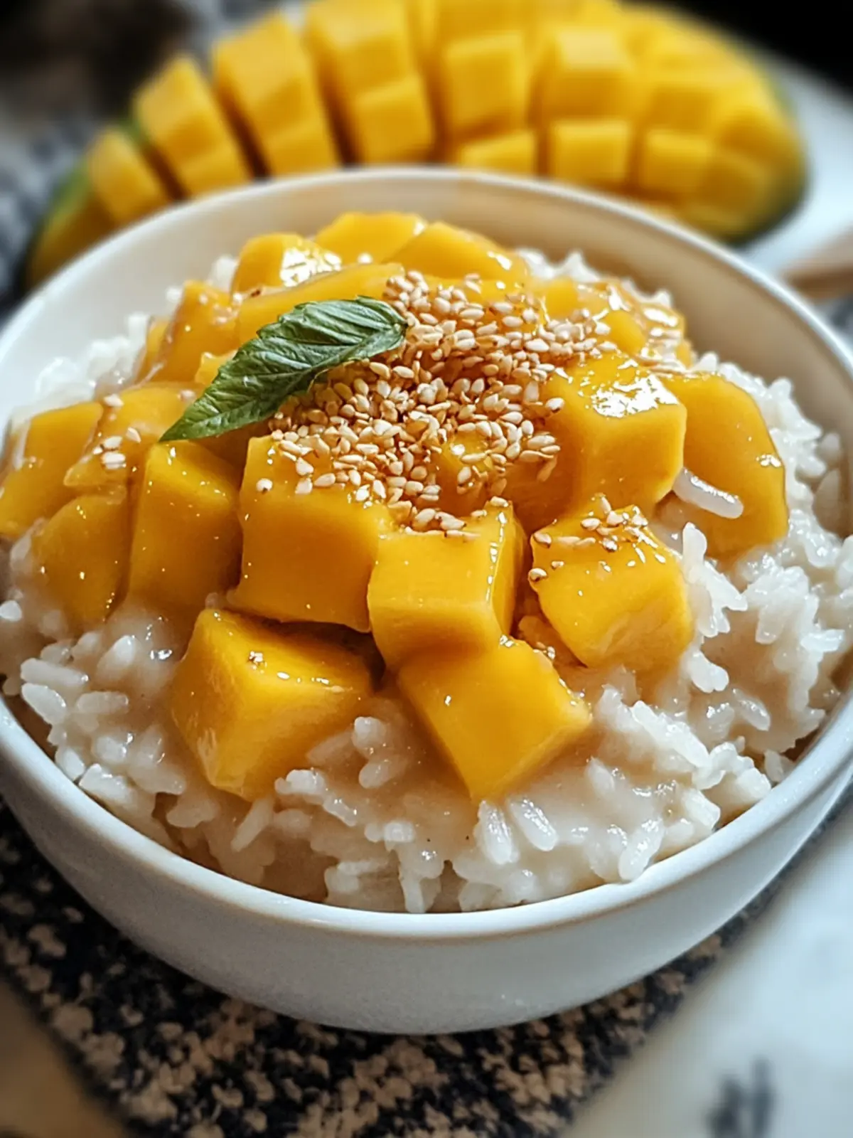 Delightful Creamy Mango Sticky Rice for a Tropical Treat 4 Creamy Mango Sticky Rice